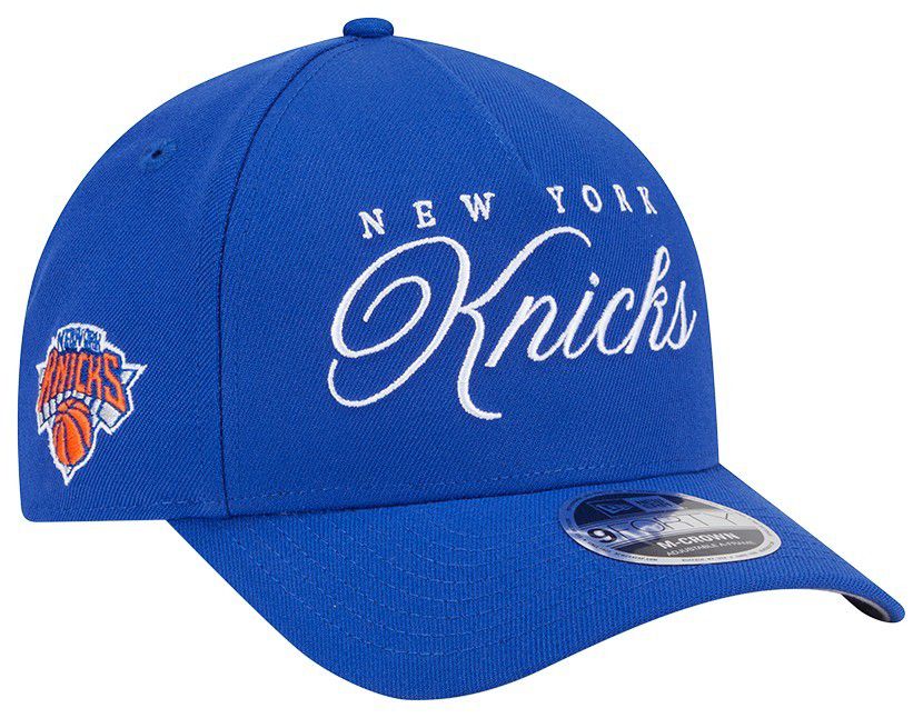 New Era Adult New York Knicks Draft 2025 Blue 9Forty Adjustable Hat product image