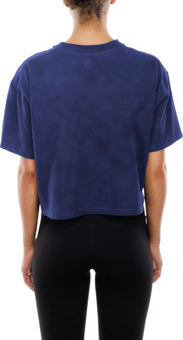 New Era Women's Los Angeles Dodgers Blue Cropped T-Shirt product image