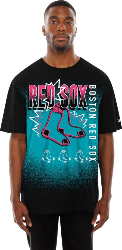 New Era Men's Boston Red Sox Black Injection T-Shirt product image
