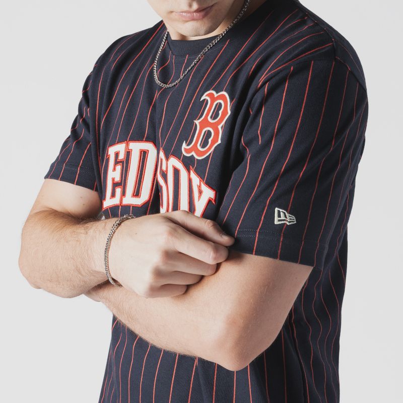 New Era Men's Boston Red Sox Navy Throwback T-Shirt product image