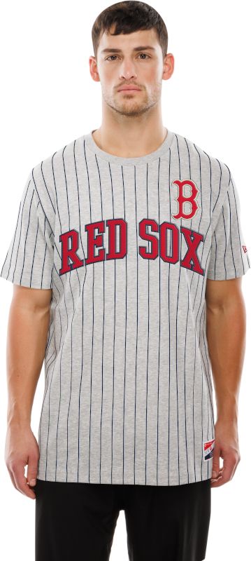 New Era Men's Boston Red Sox Gray Throwback T-Shirt product image