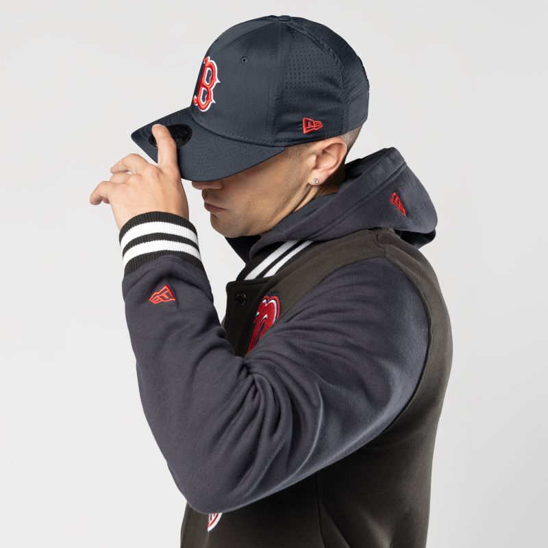 New Era Men's Boston Red Sox Navy Throwback Hoodie product image