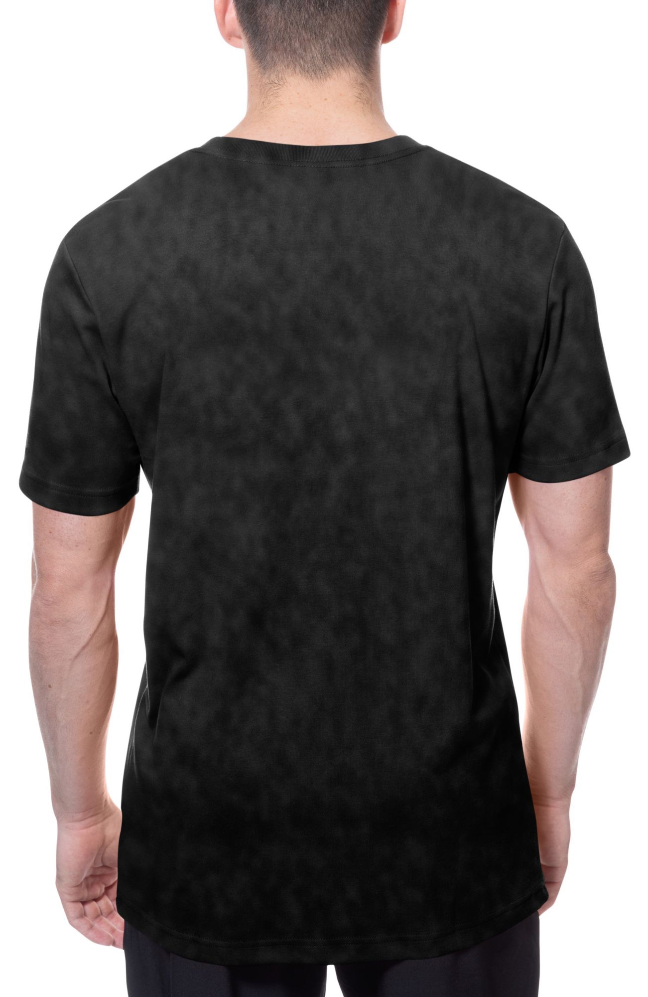 New Era Men's Brooklyn Nets Black Throwback Washed T-Shirt product image