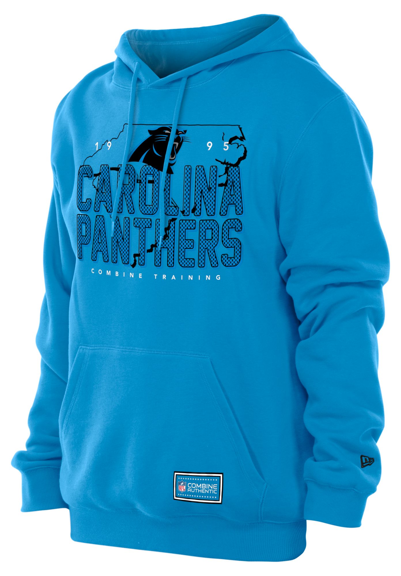 New Era Men's Carolina Panthers Medium Blue Combine State Pullover Hoodie product image