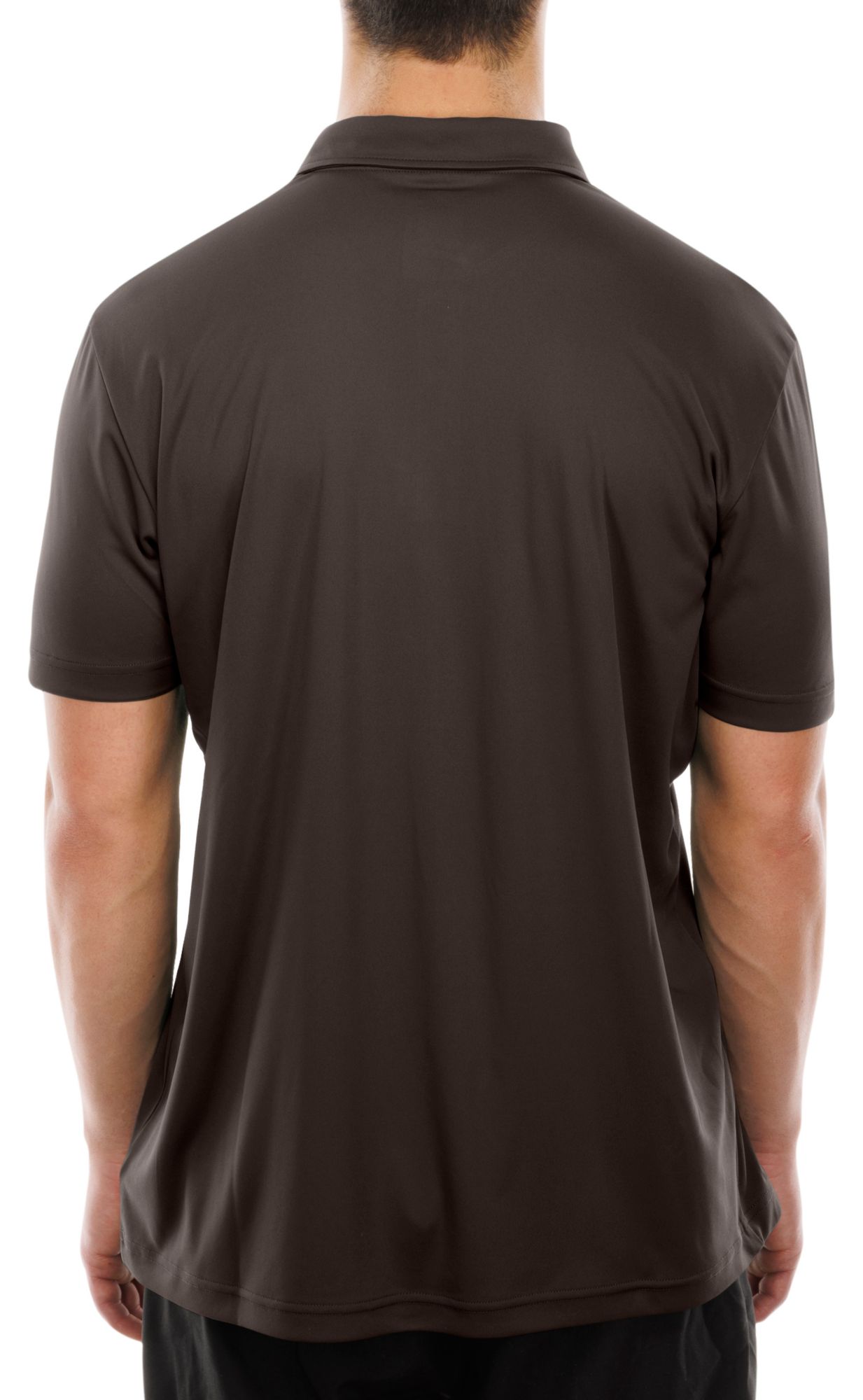 New Era Men's Cleveland Browns Dark Brown Combine Polo product image