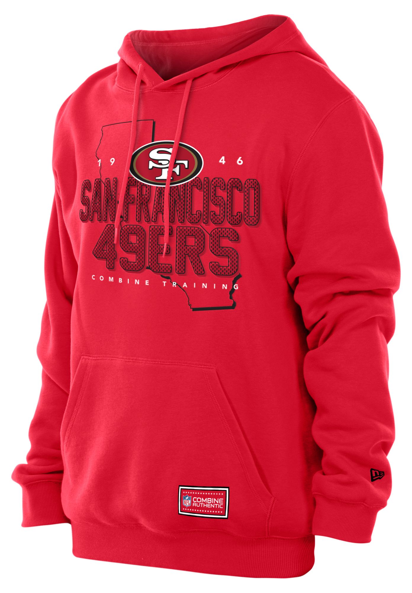 New Era Men's San Francisco 49ers Red Combine State Pullover Hoodie product image