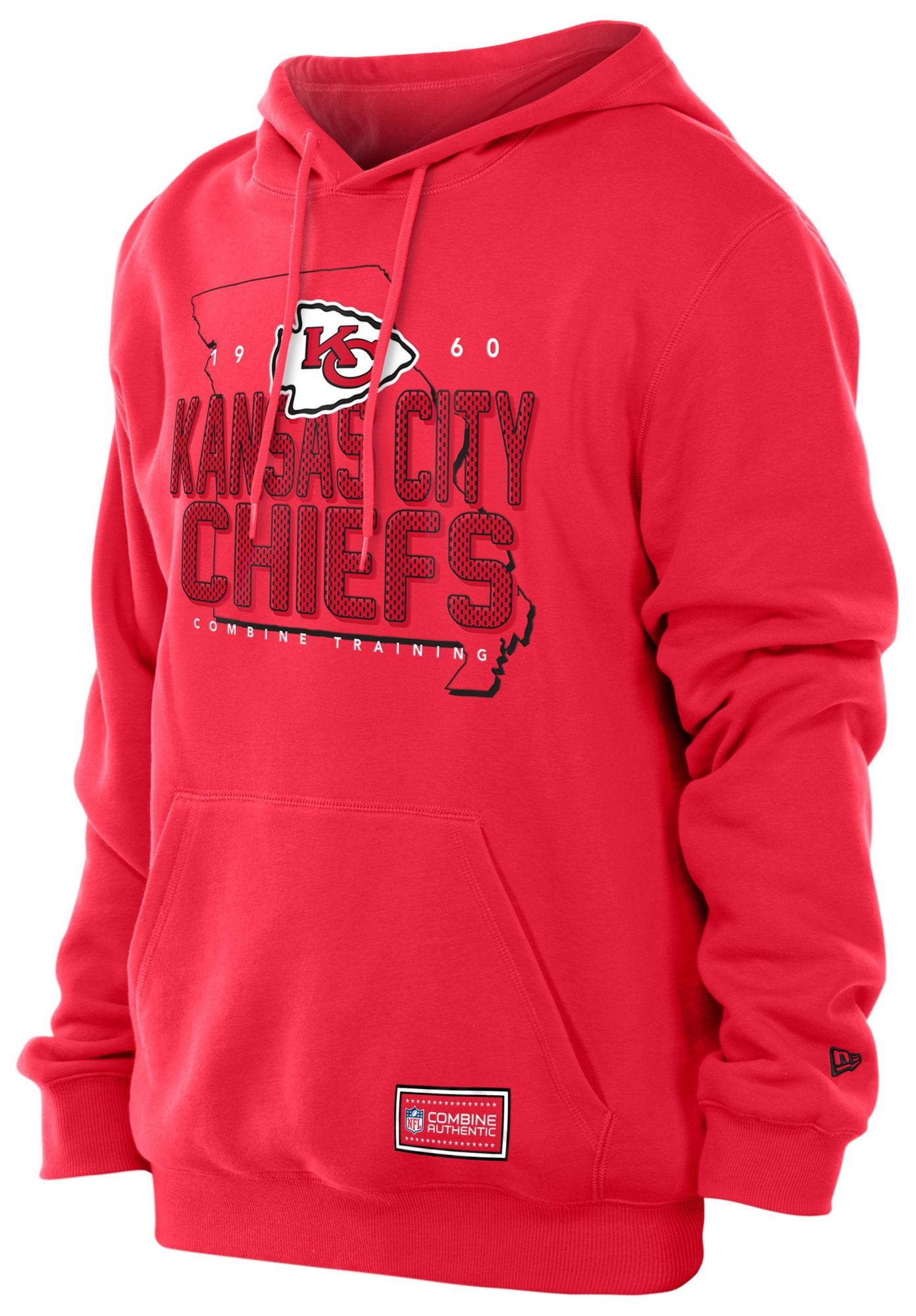 New Era Men's Kansas City Chiefs Red Combine State Pullover Hoodie product image