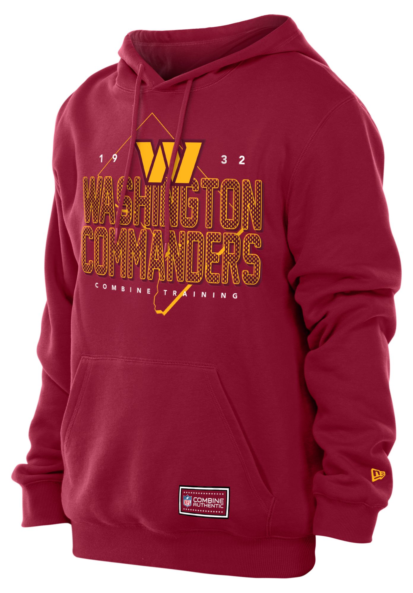 New Era Men's Washington Commanders Dark Red Combine State Pullover Hoodie product image