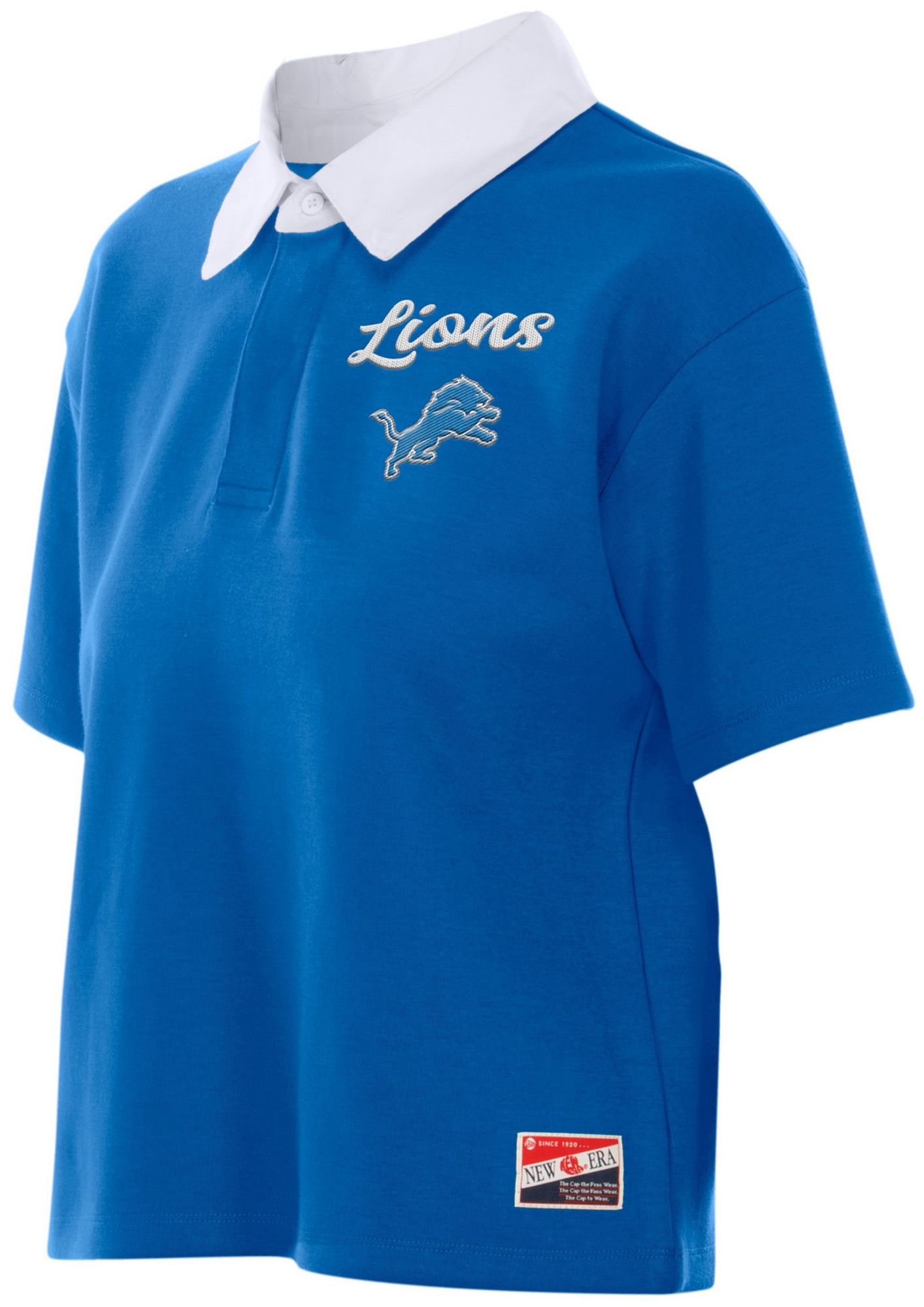 New Era Women's Detroit Lions Blue Polo product image