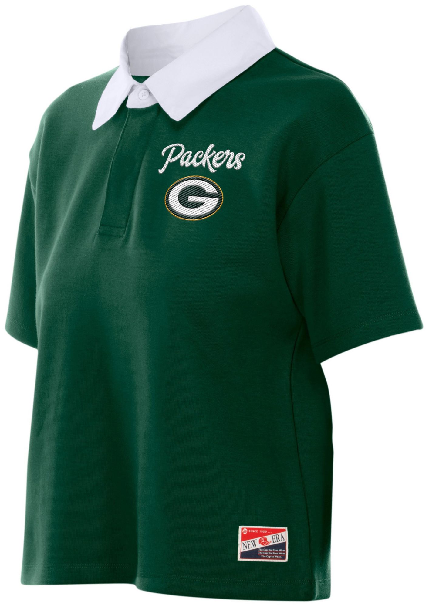 New Era Women's Green Bay Packers Dark Green Polo product image