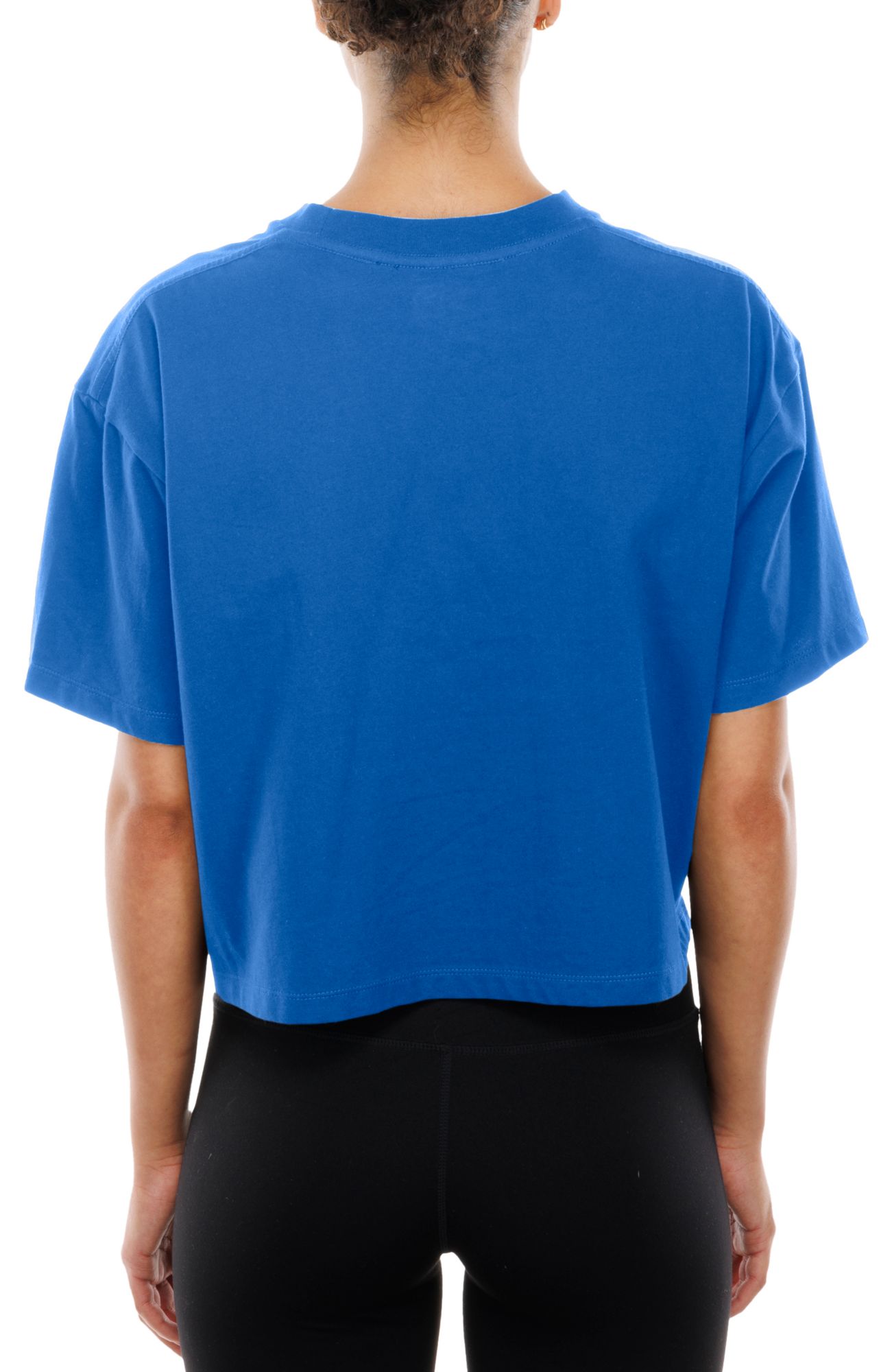 New Era Women's Denver Broncos Blue Panel Boxy T-Shirt product image