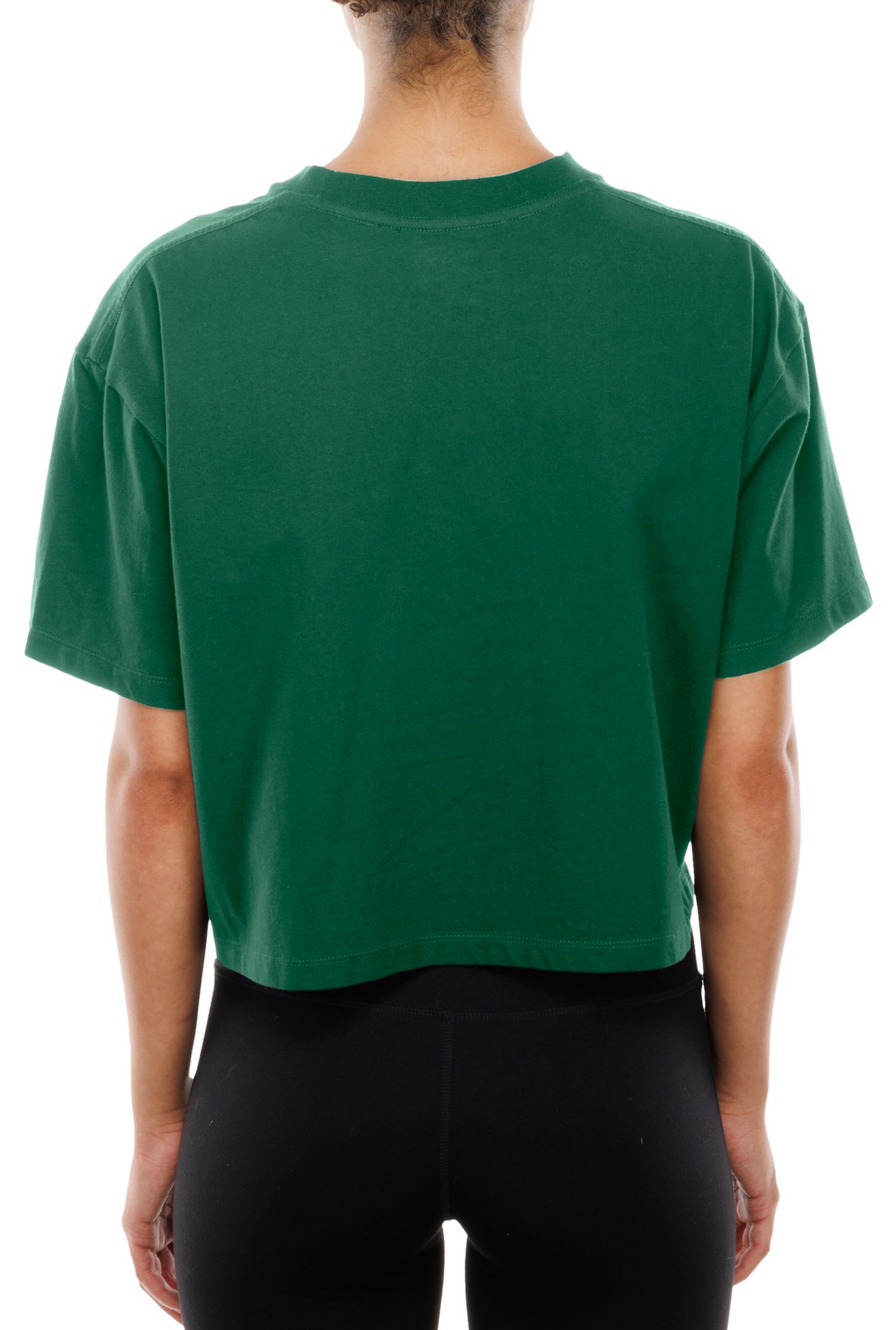 New Era Women's New York Jets Green Panel Boxy T-Shirt product image