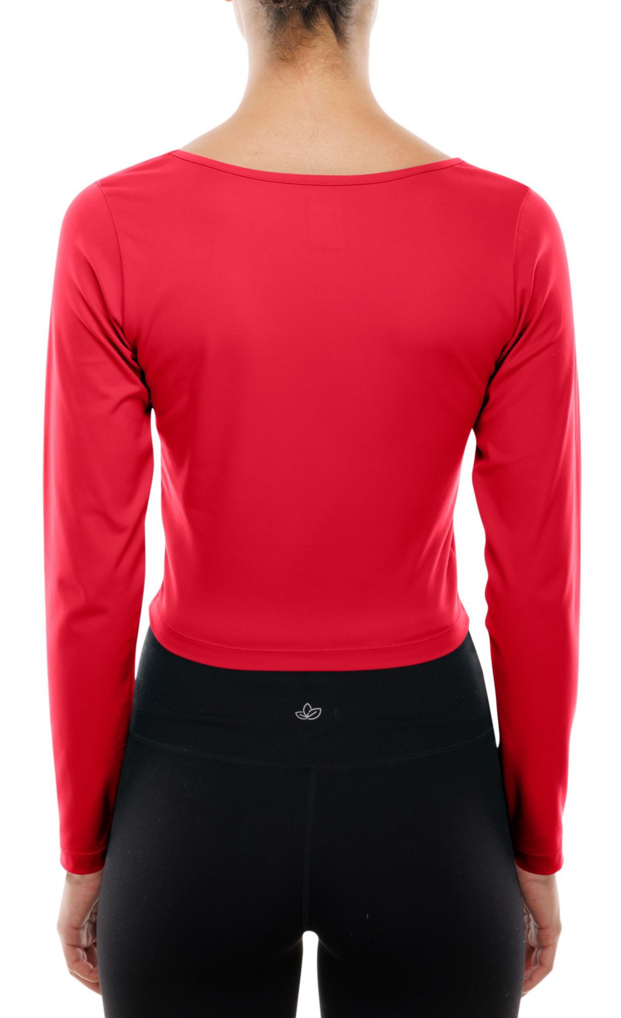 New Era Women's Tampa Bay Buccaneers Red Fitted Square Neck Long Sleeve T-Shirt product image