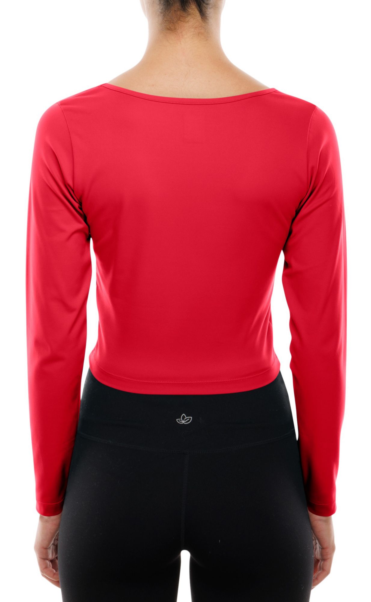 New Era Women's San Francisco 49ers Red Fitted Square Neck Long Sleeve T-Shirt product image