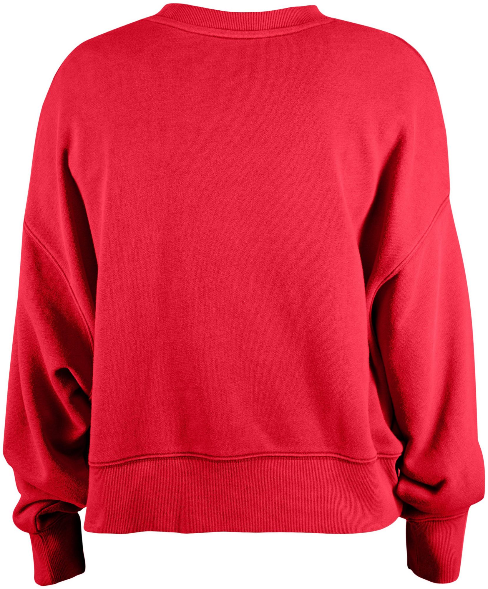New Era Youth Kansas City Chiefs Red Sequin Flip Crew Pullover Sweatshirt product image