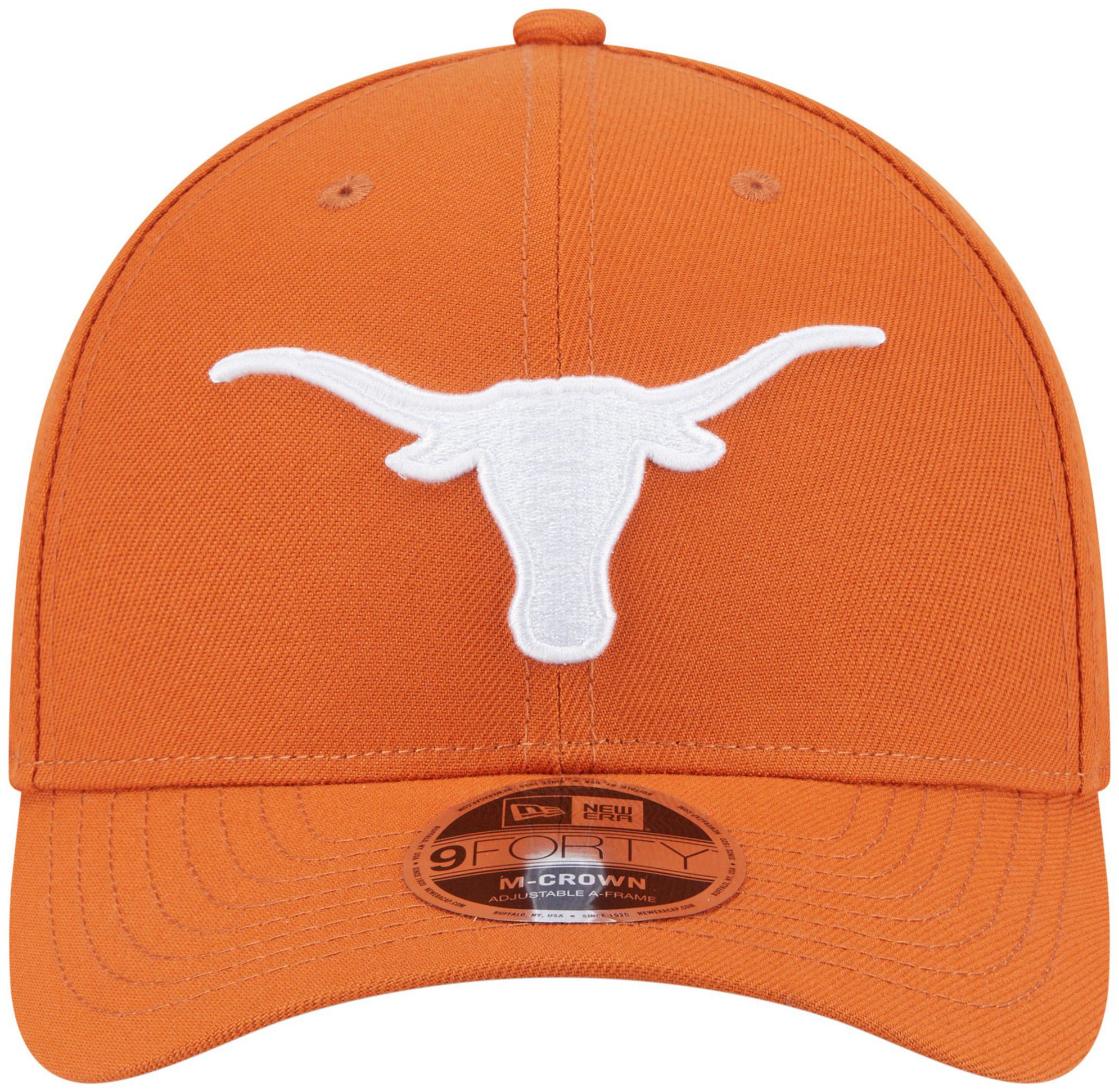 New Era Adult Texas Longhorns Orange College Team 9Forty M-Crown Adjustable Hat product image