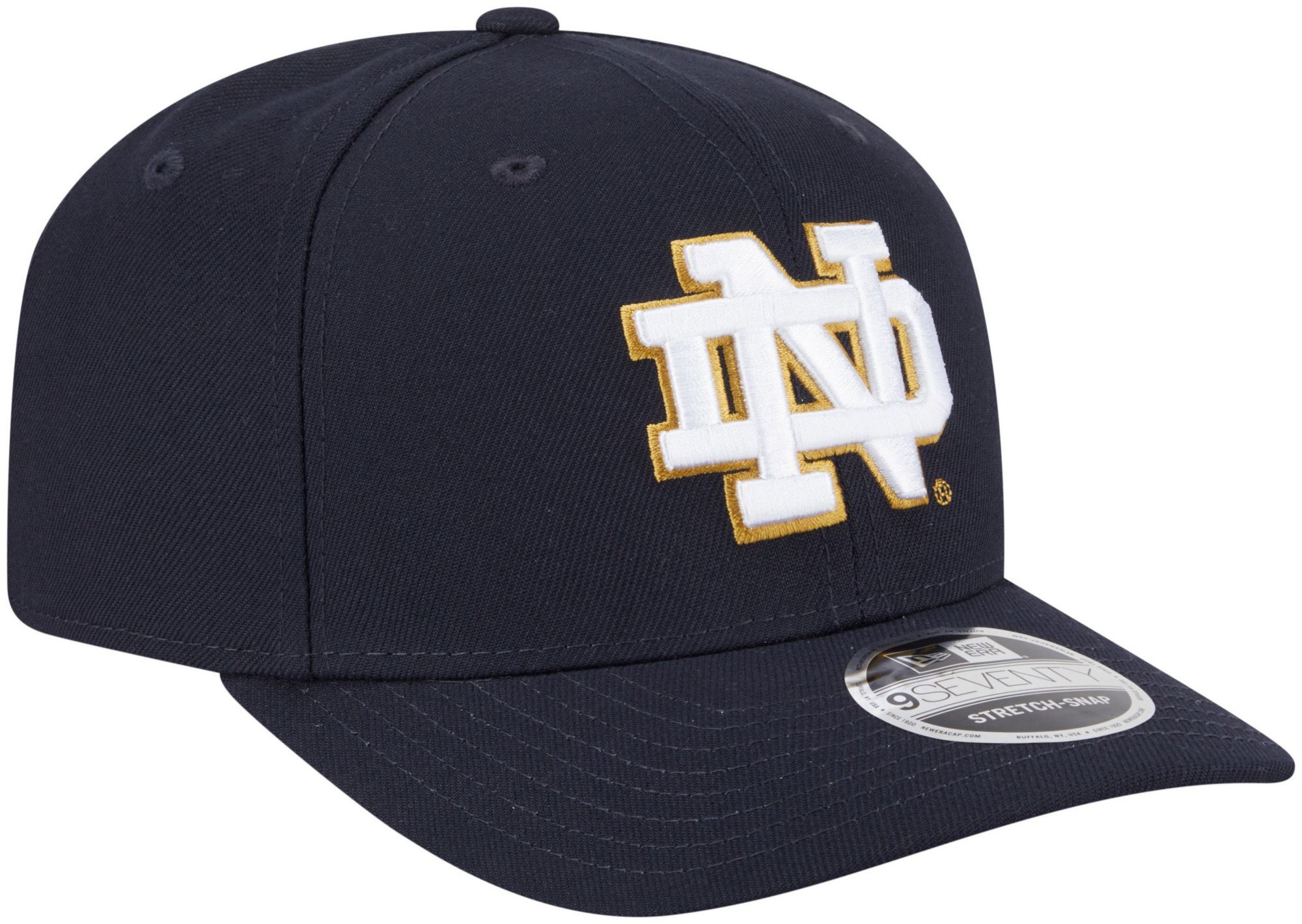 New Era Adult Notre Dame Fighting Irish Navy College Team 9Seventy Adjustable Stretch-Snap Hat product image