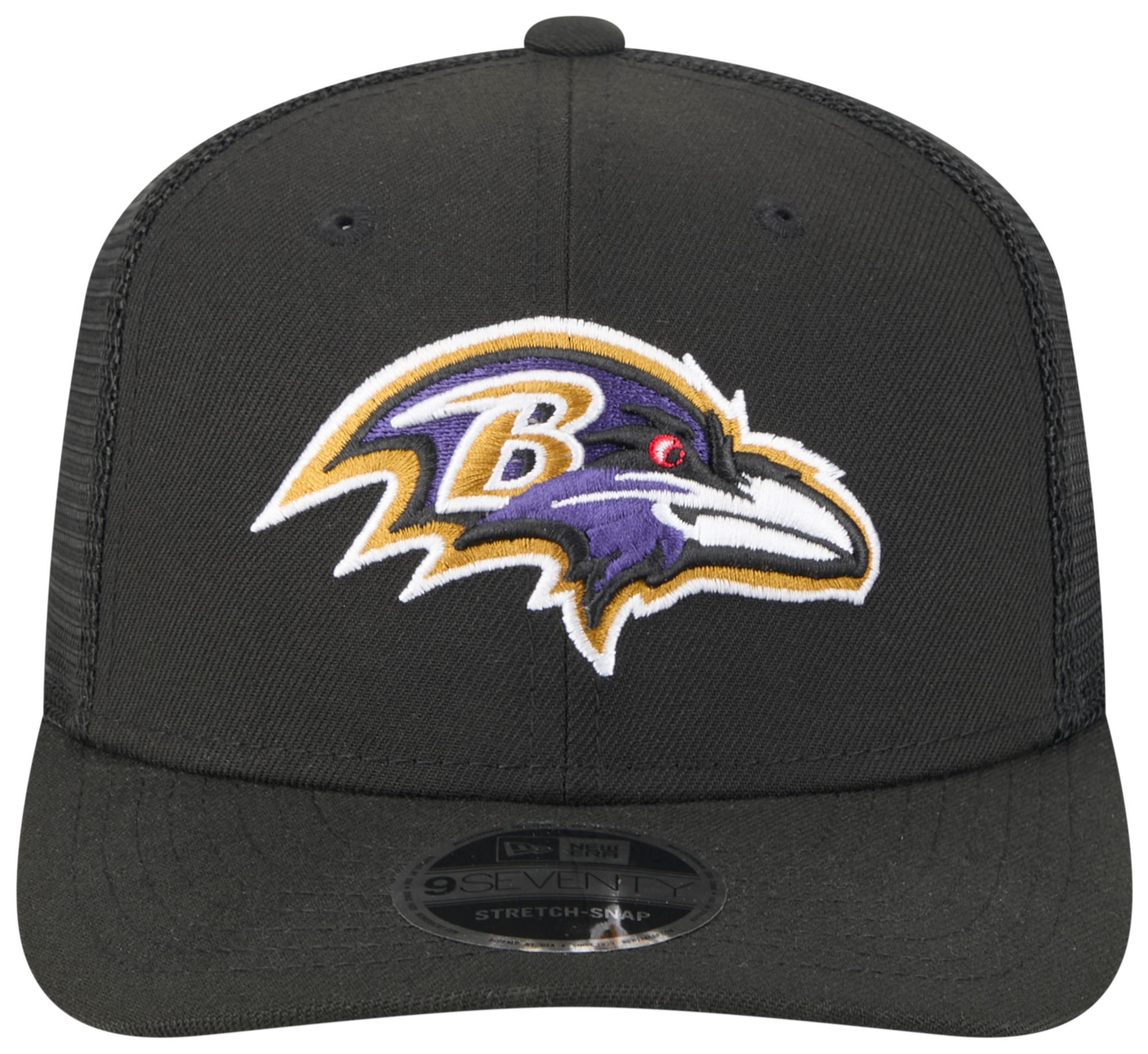 New Era Adult Baltimore Ravens Black 9Seventy Adjustable Trucker Hat product image