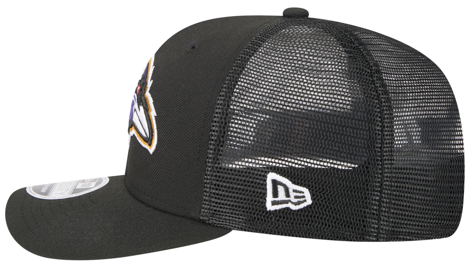 New Era Adult Baltimore Ravens Black 9Seventy Adjustable Trucker Hat product image