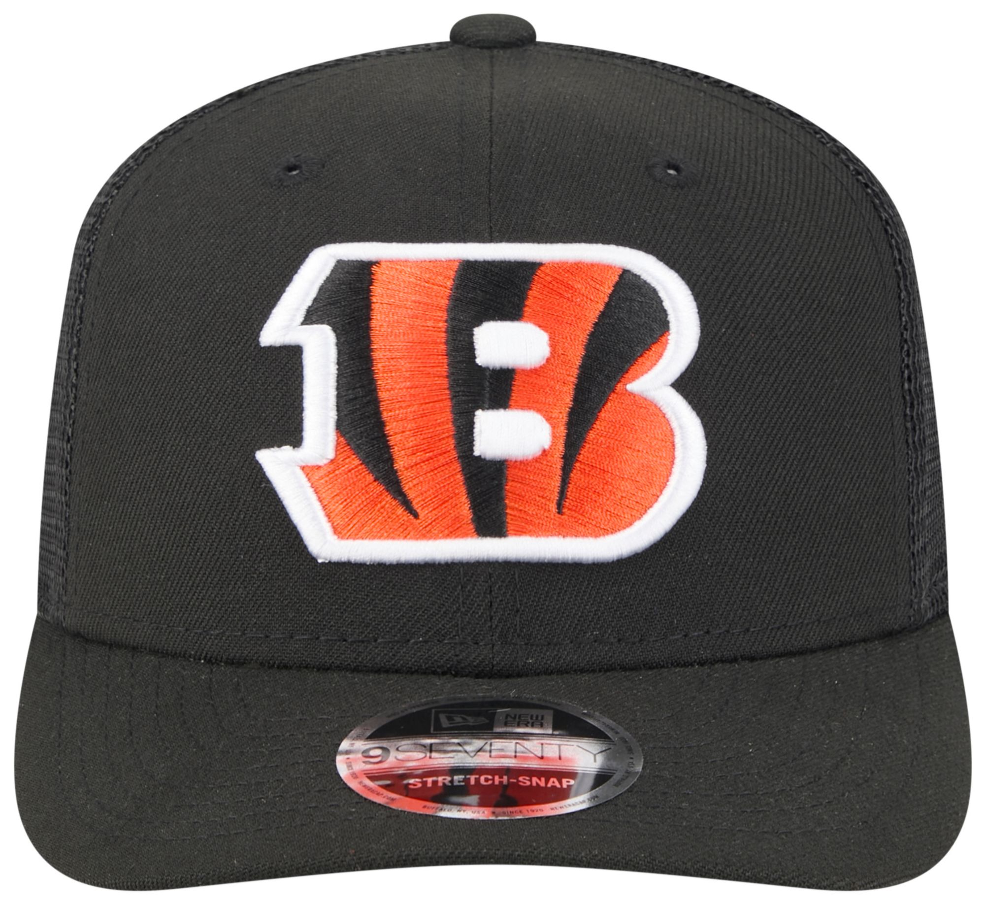 New Era Adult Cincinnati Bengals Black 9Seventy Adjustable Trucker Hat product image
