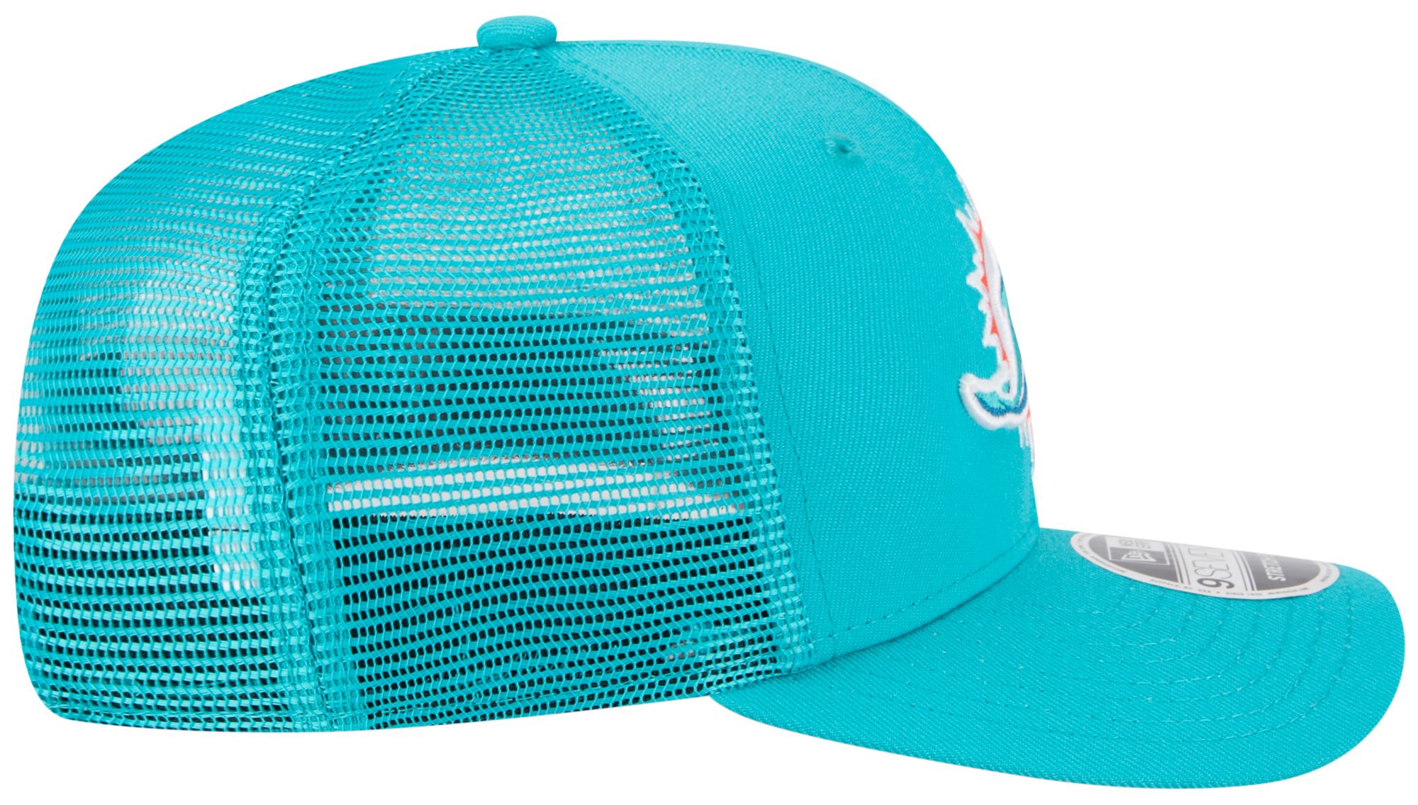 New Era Adult Miami Dolphins Aqua 9Seventy Adjustable Trucker Hat product image