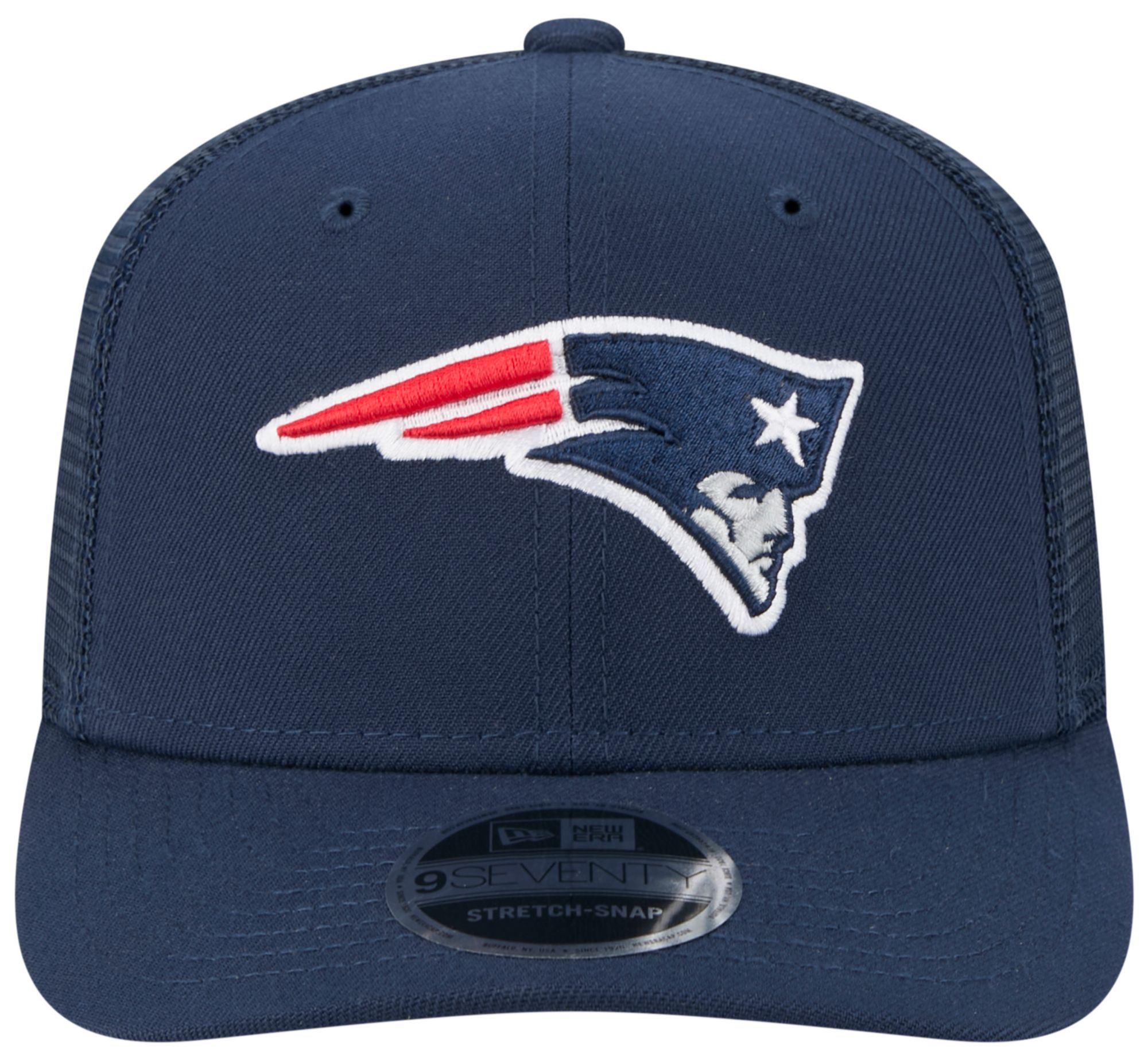 New Era Adult New England Patriots Navy 9Seventy Adjustable Trucker Hat product image