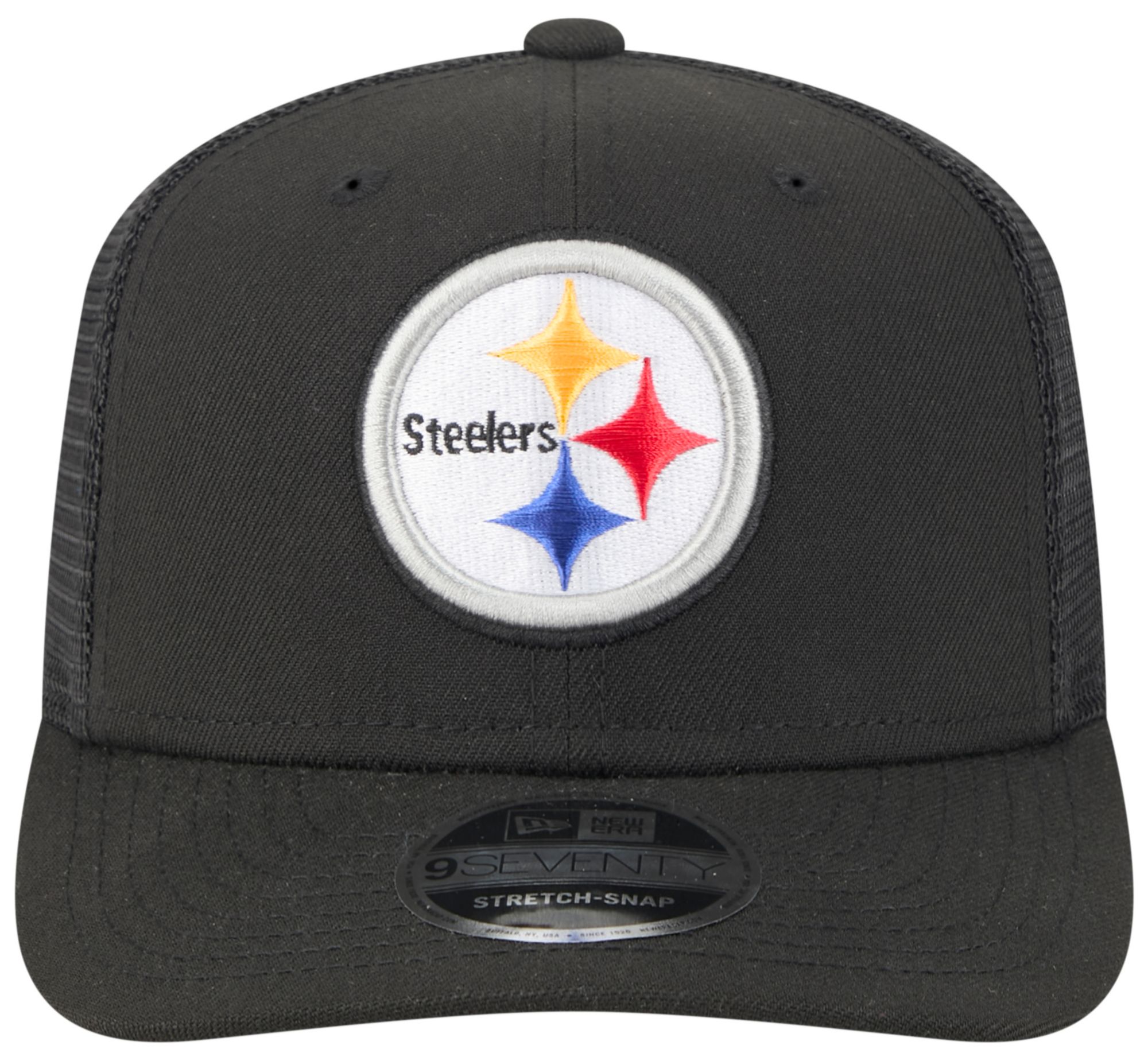 New Era Adult Pittsburgh Steelers Black 9Seventy Adjustable Trucker Hat product image