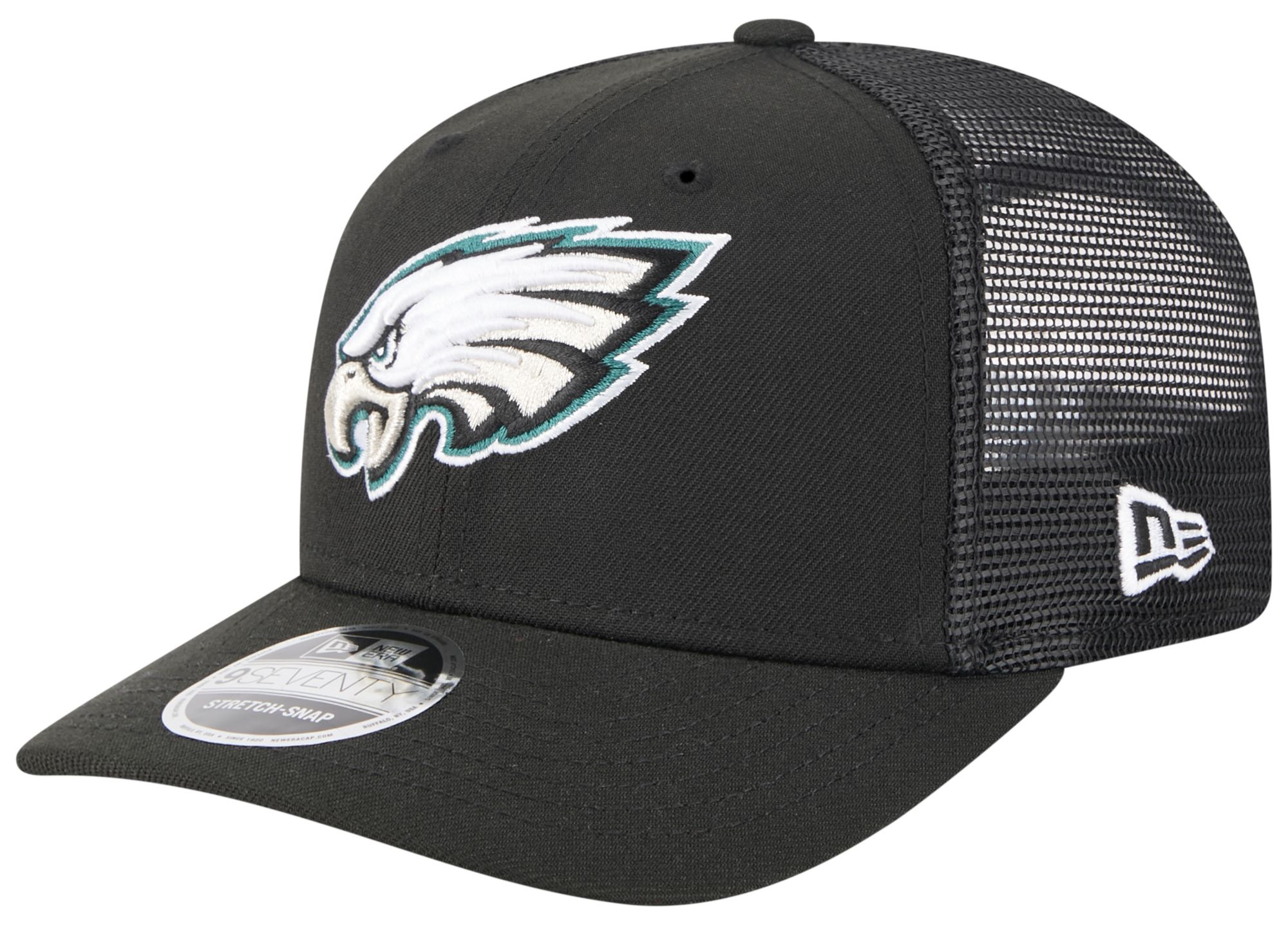 New Era Adult Philadelphia Eagles Black 9Seventy Adjustable Trucker Hat product image