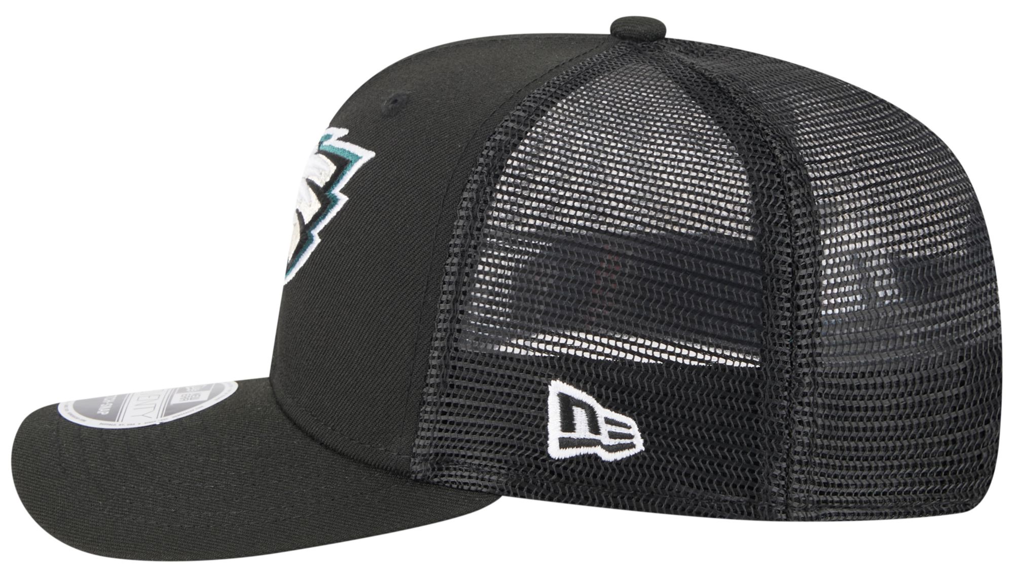 New Era Adult Philadelphia Eagles Black 9Seventy Adjustable Trucker Hat product image