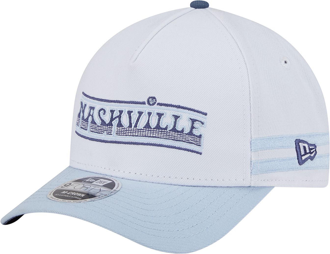 New Era Adult Nashville SC 2025 White Jersey Hook Third 9Forty A-Frame Adjustable Hat product image