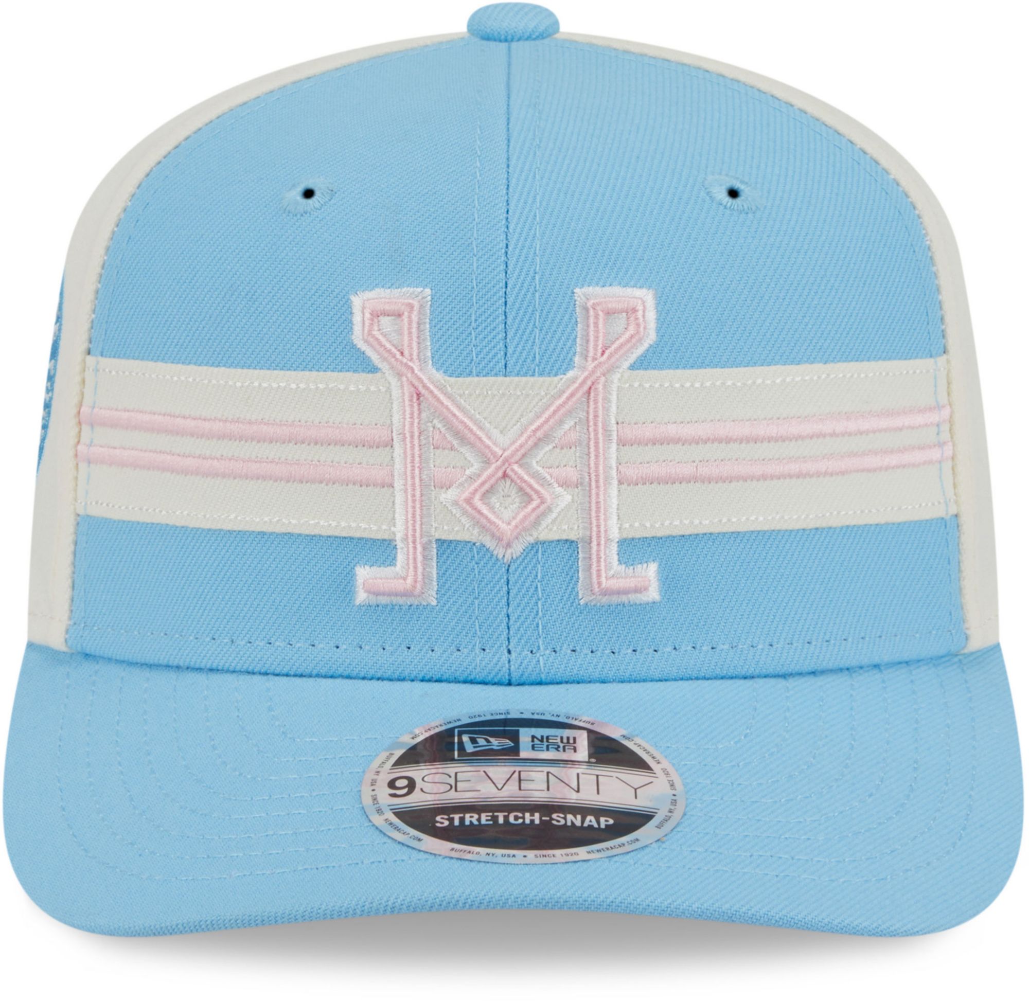 New Era Adult Inter Miami CF 2025 Light Blue Jersey Hook Third 9Seventy Adjustable Stretch-Snap Hat product image