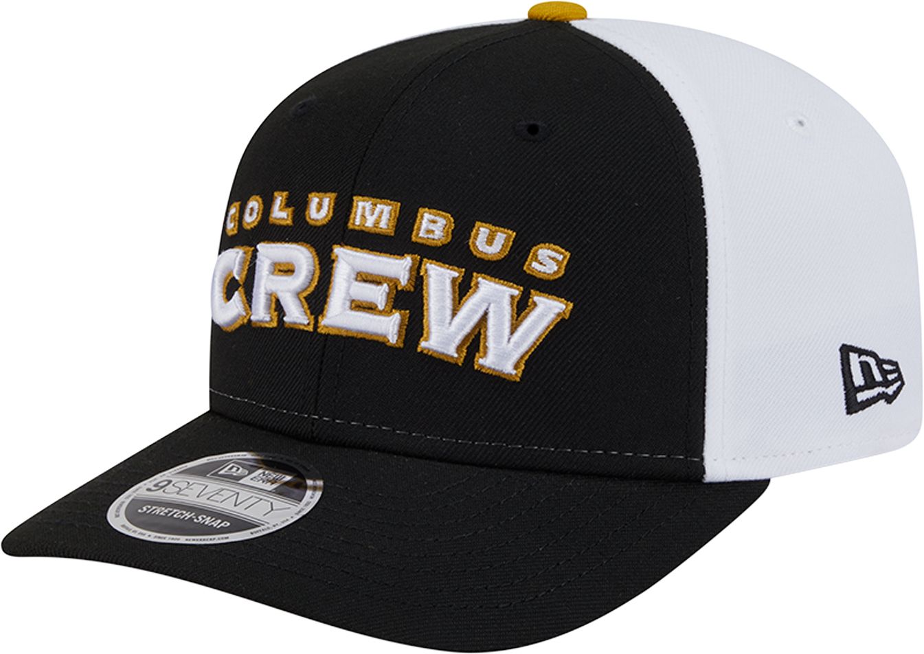 New Era Adult Columbus Crew Black Jersey Hook Third 9Seventy Adjustable Stretch-Snap Hat product image
