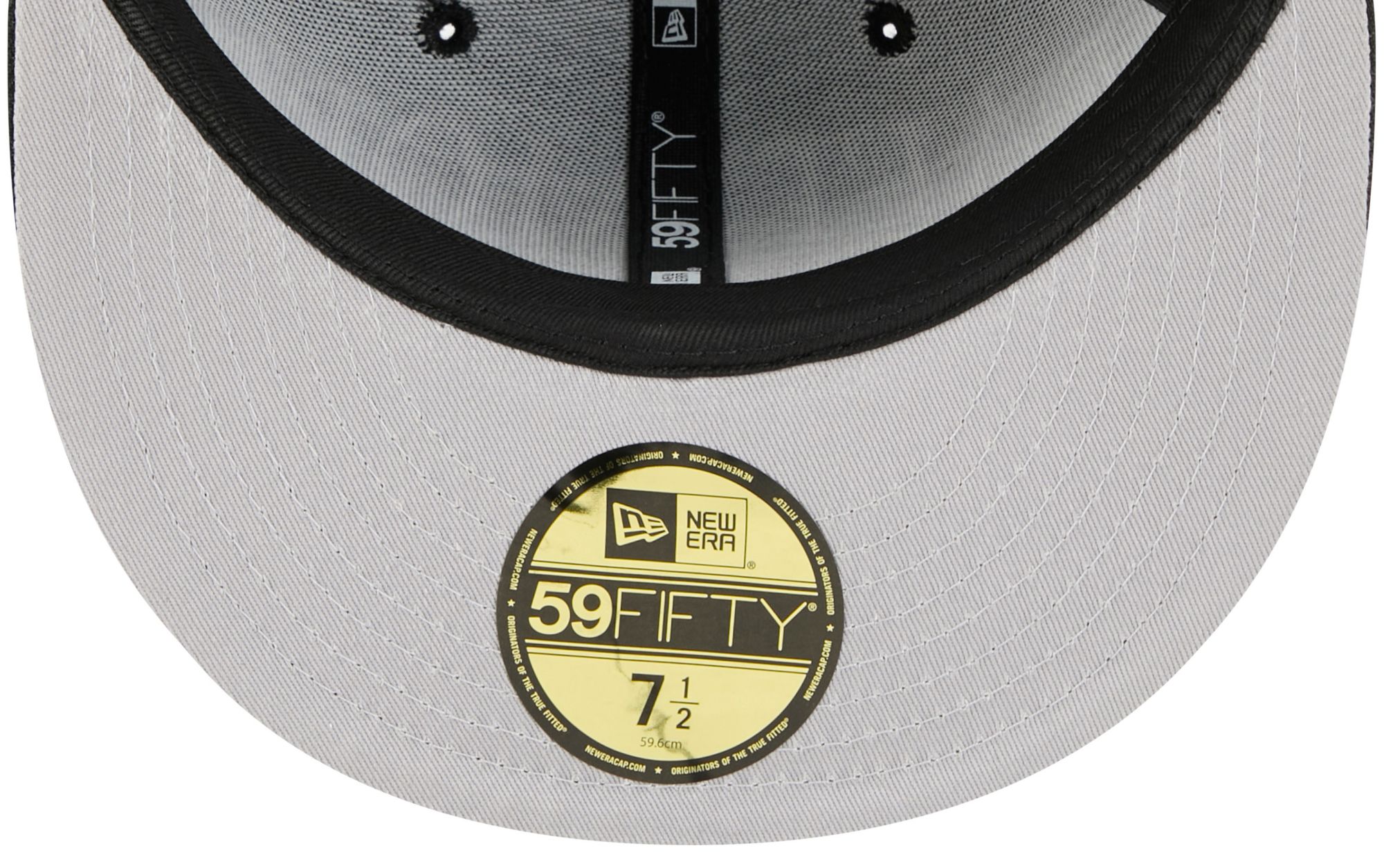 New Era Adult Baltimore Ravens Black Oversized 59Fifty Fitted Hat product image