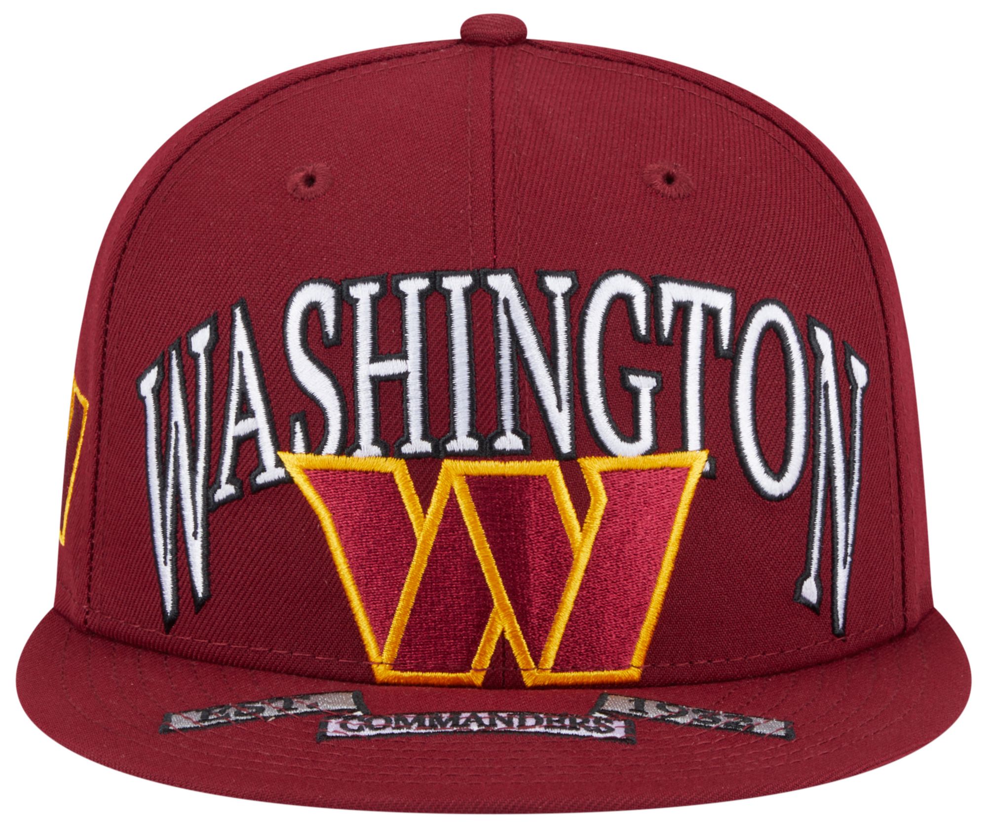 New Era Adult Washington Commanders Maroon Oversized 59Fifty Fitted Hat product image
