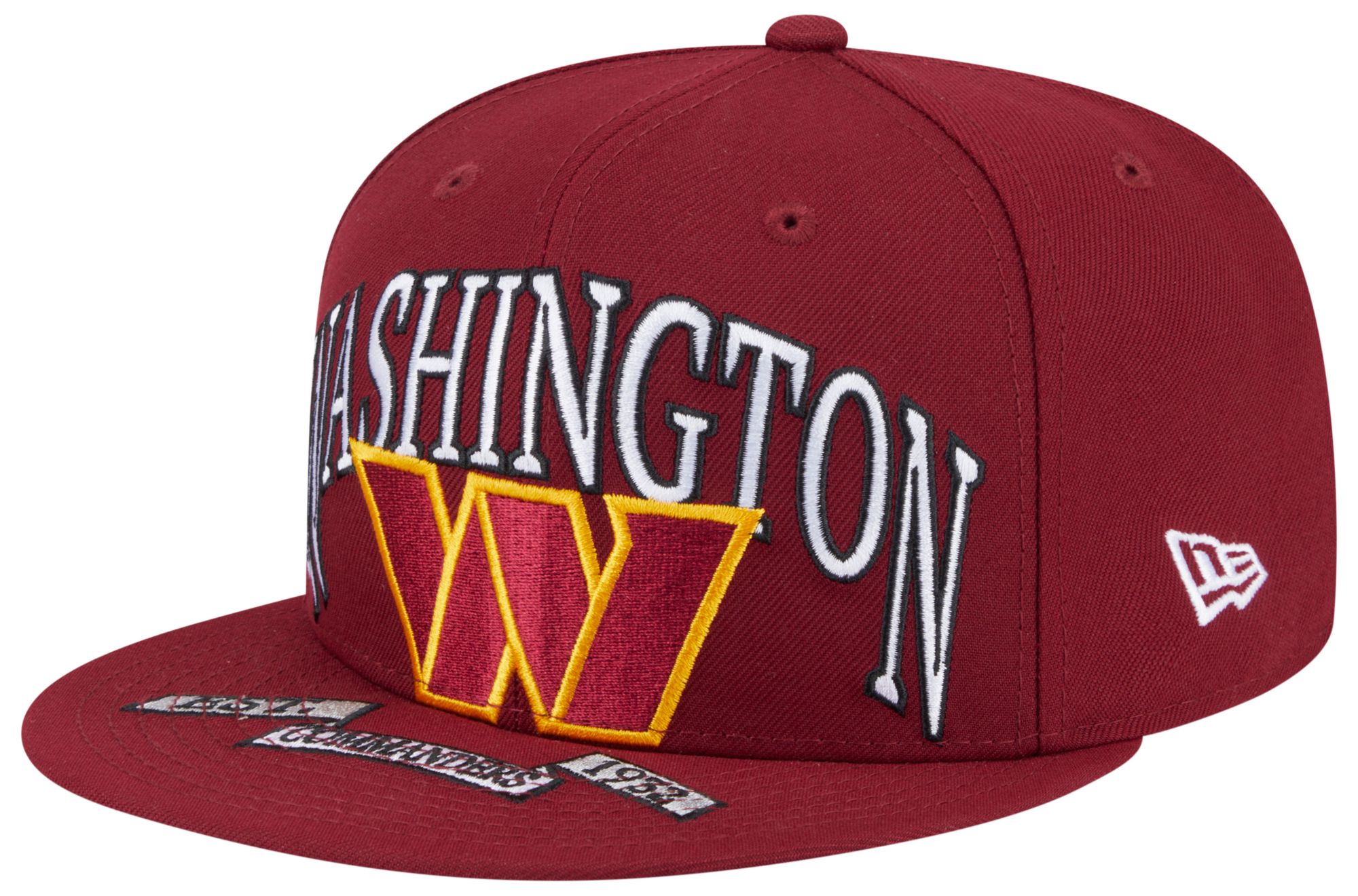 New Era Adult Washington Commanders Maroon Oversized 59Fifty Fitted Hat product image