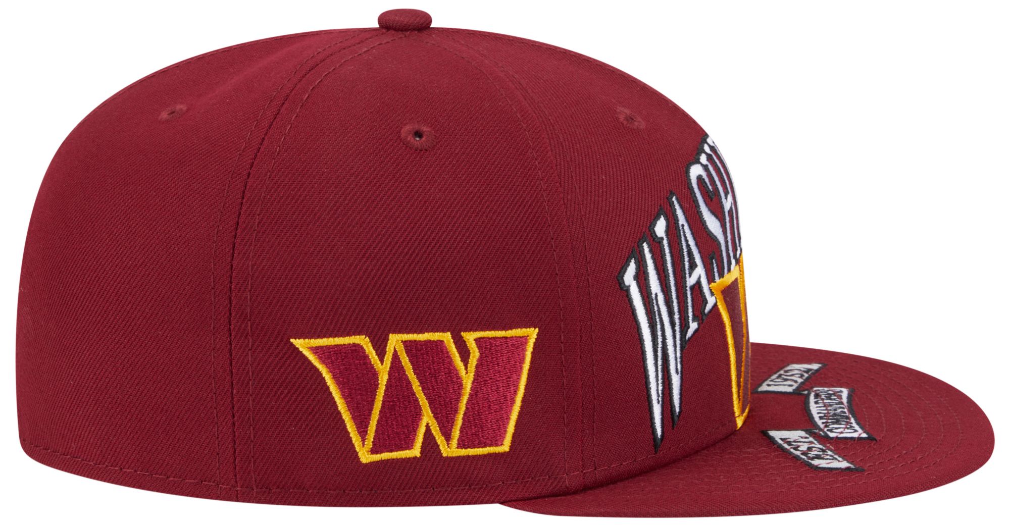 New Era Adult Washington Commanders Maroon Oversized 59Fifty Fitted Hat product image