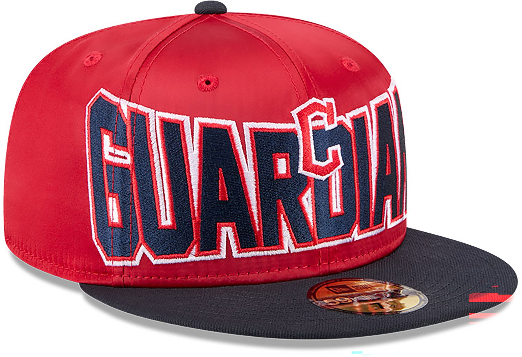 New Era Adult Cleveland Guardians Red Satin 59Fifty Fitted Hat product image