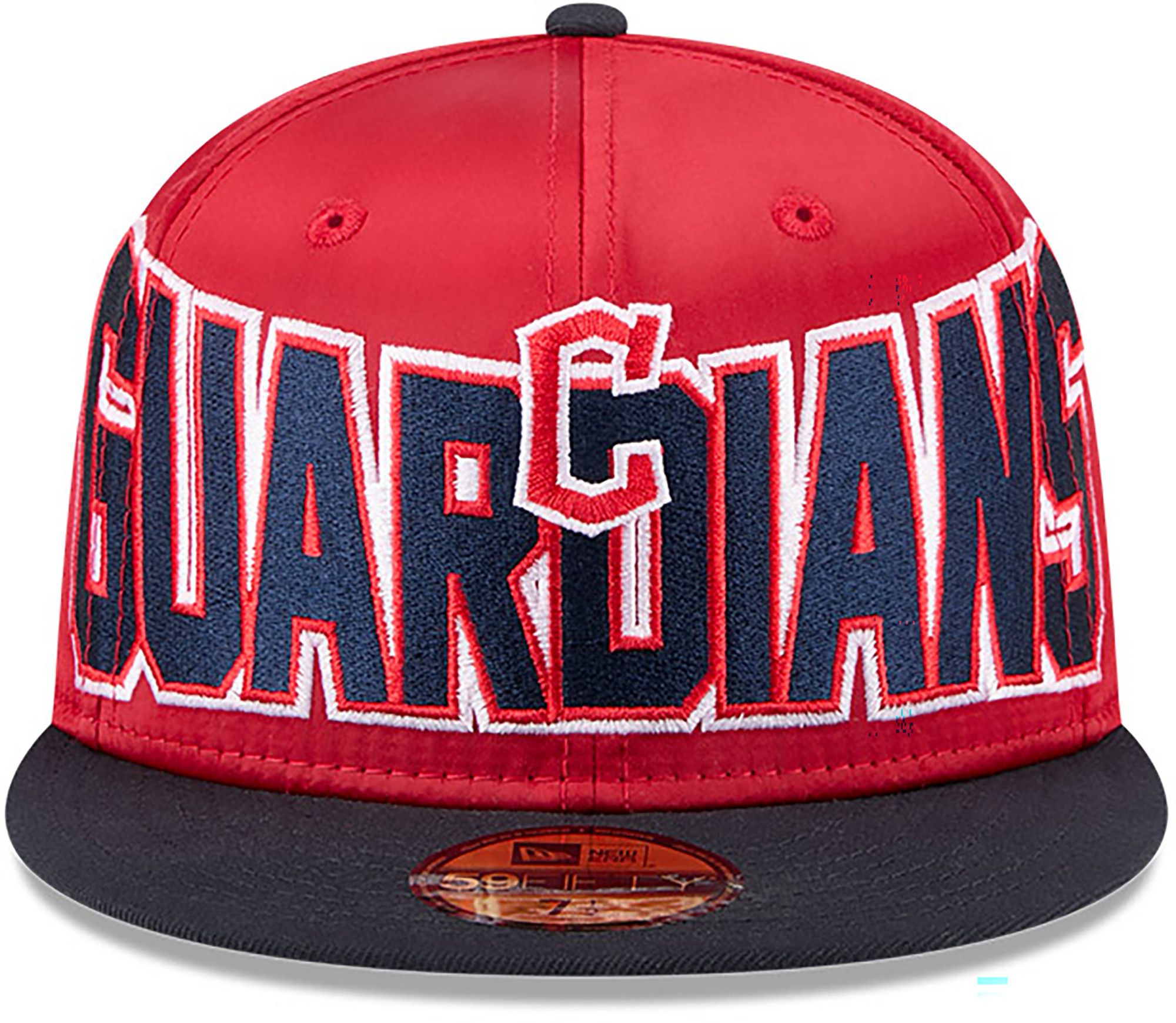 New Era Adult Cleveland Guardians Red Satin 59Fifty Fitted Hat product image