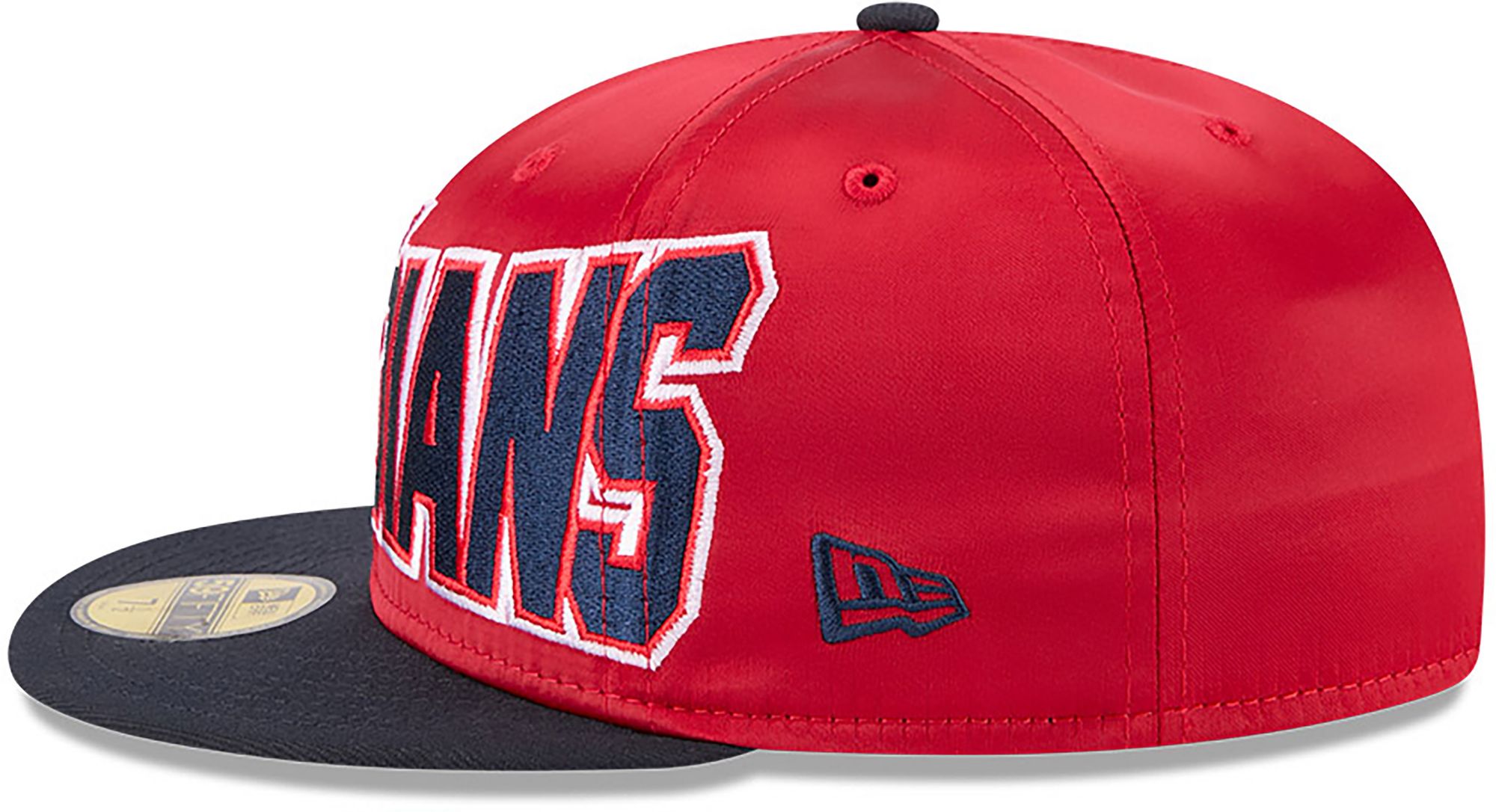 New Era Adult Cleveland Guardians Red Satin 59Fifty Fitted Hat product image