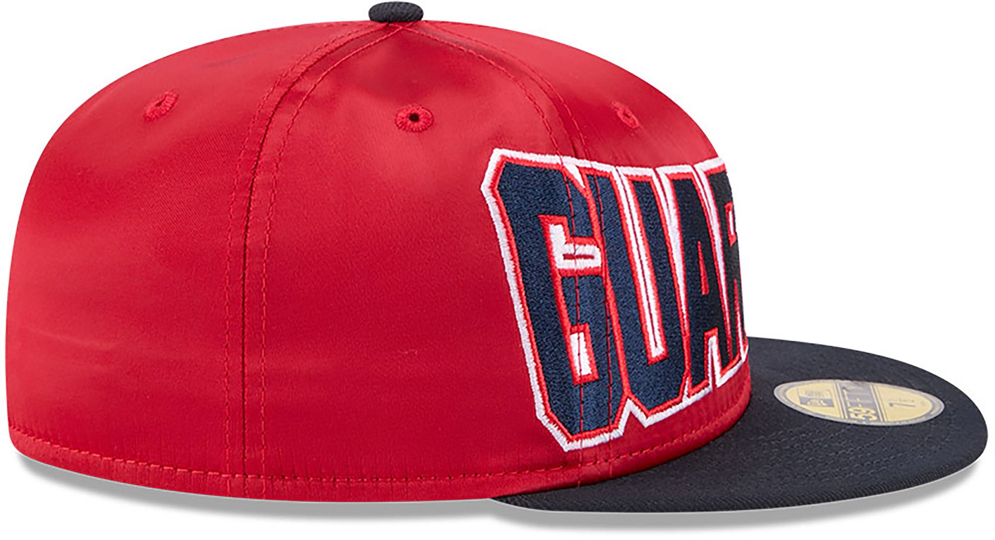 New Era Adult Cleveland Guardians Red Satin 59Fifty Fitted Hat product image