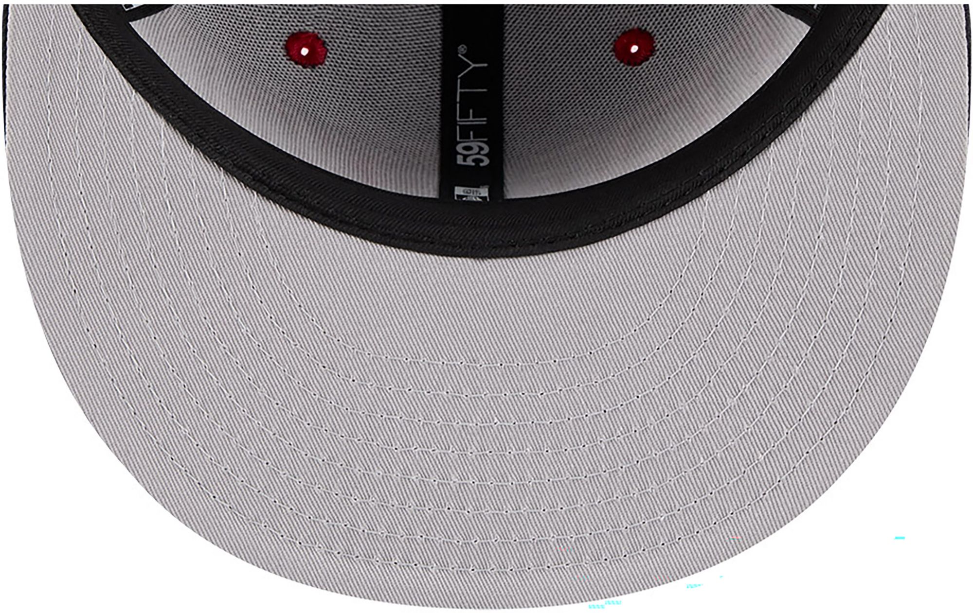 New Era Adult Cleveland Guardians Red Satin 59Fifty Fitted Hat product image