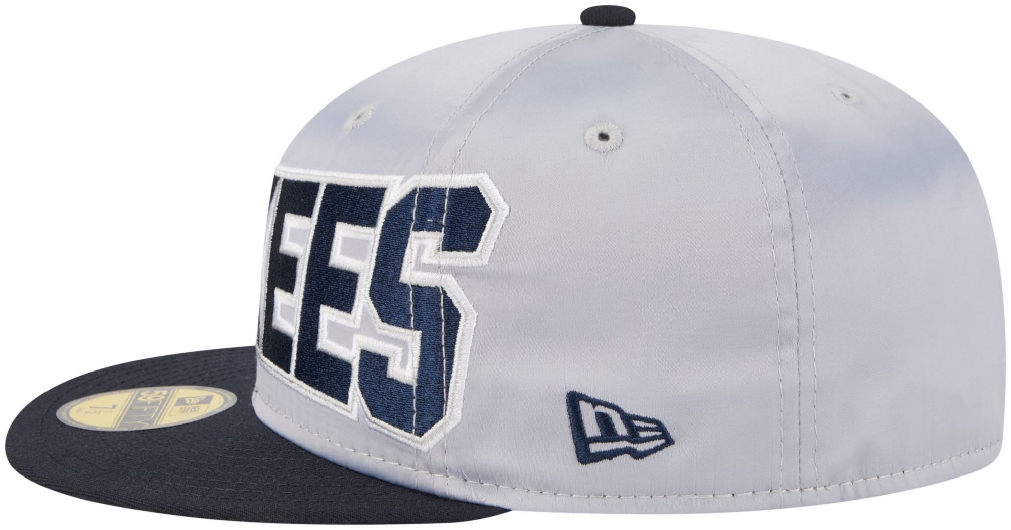 New Era Adult New York Yankees Grey Satin 59Fifty Fitted Hat product image