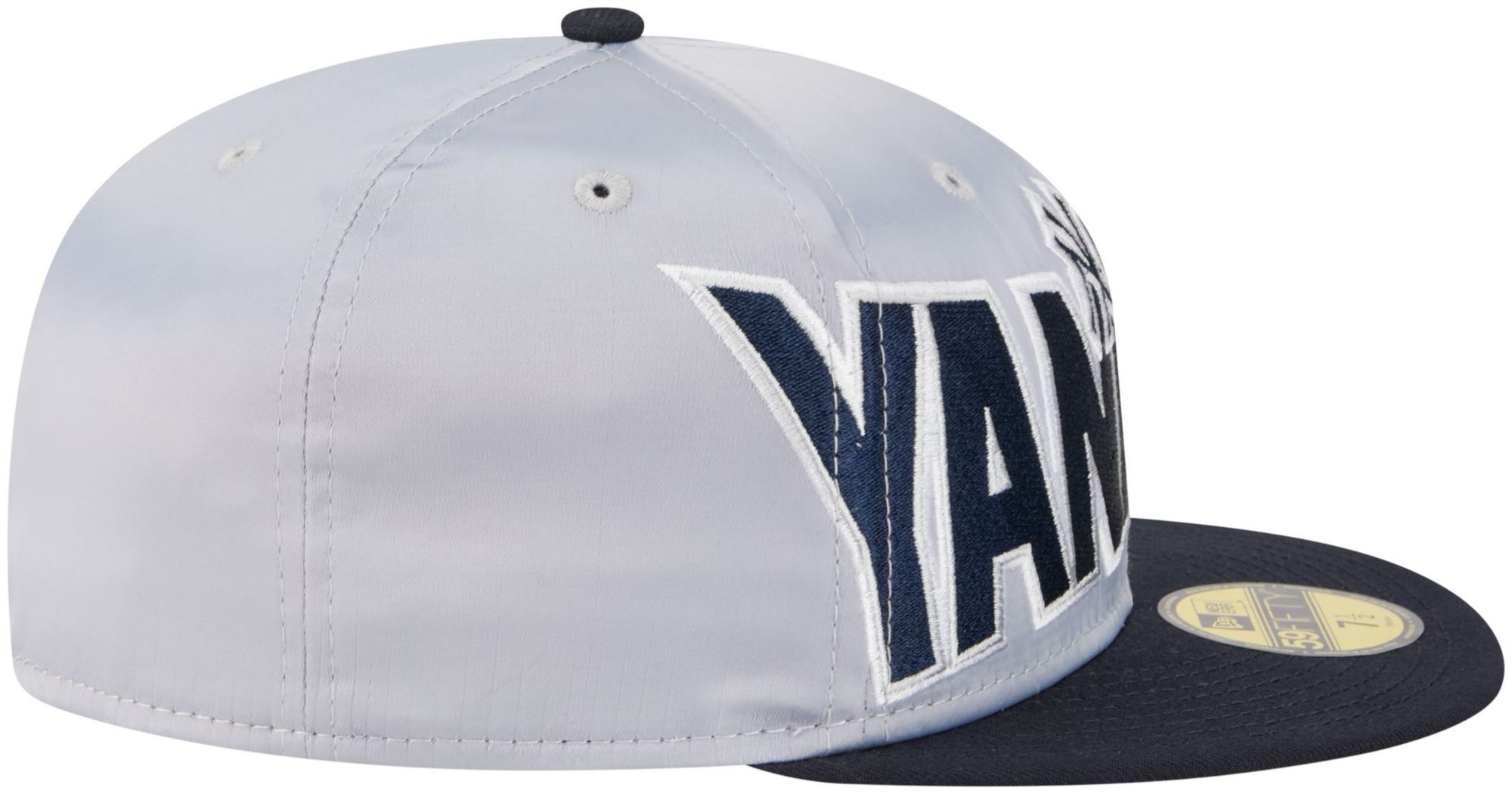 New Era Adult New York Yankees Grey Satin 59Fifty Fitted Hat product image