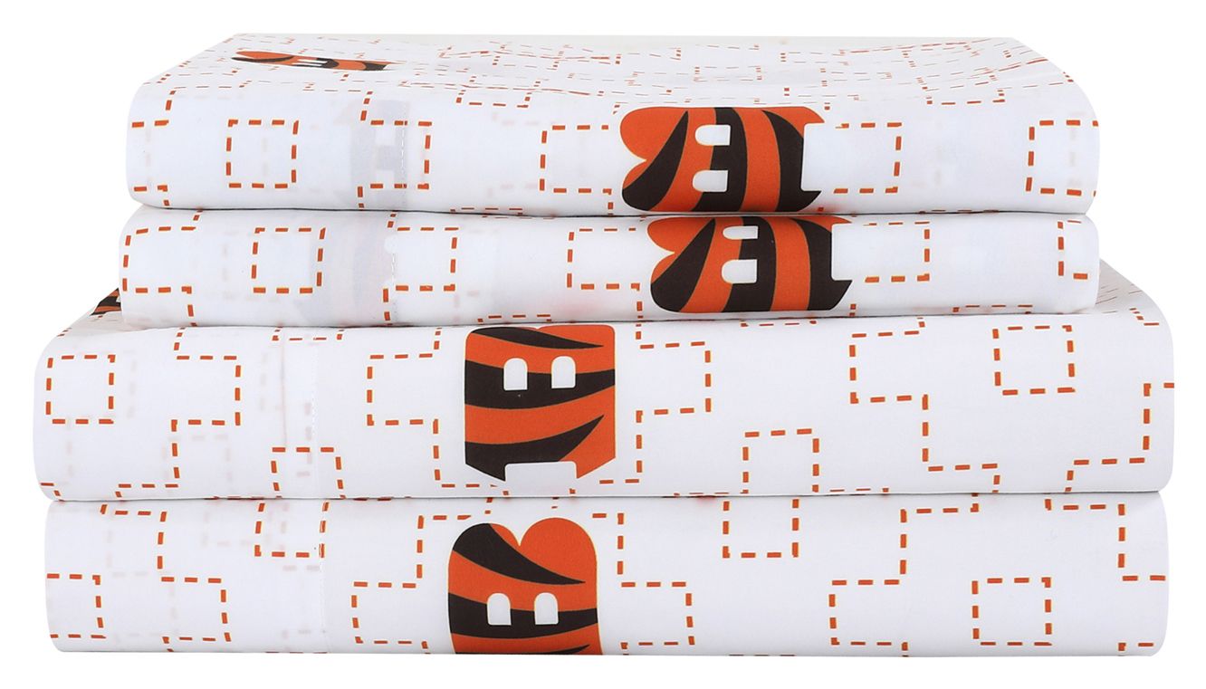 Logo Cincinnati Bengals Scatter Queen Sheet Set product image