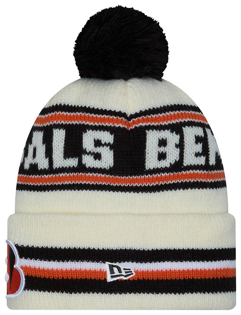 New Era Adult Cincinnati Bengals White Classic Knit Beanie product image