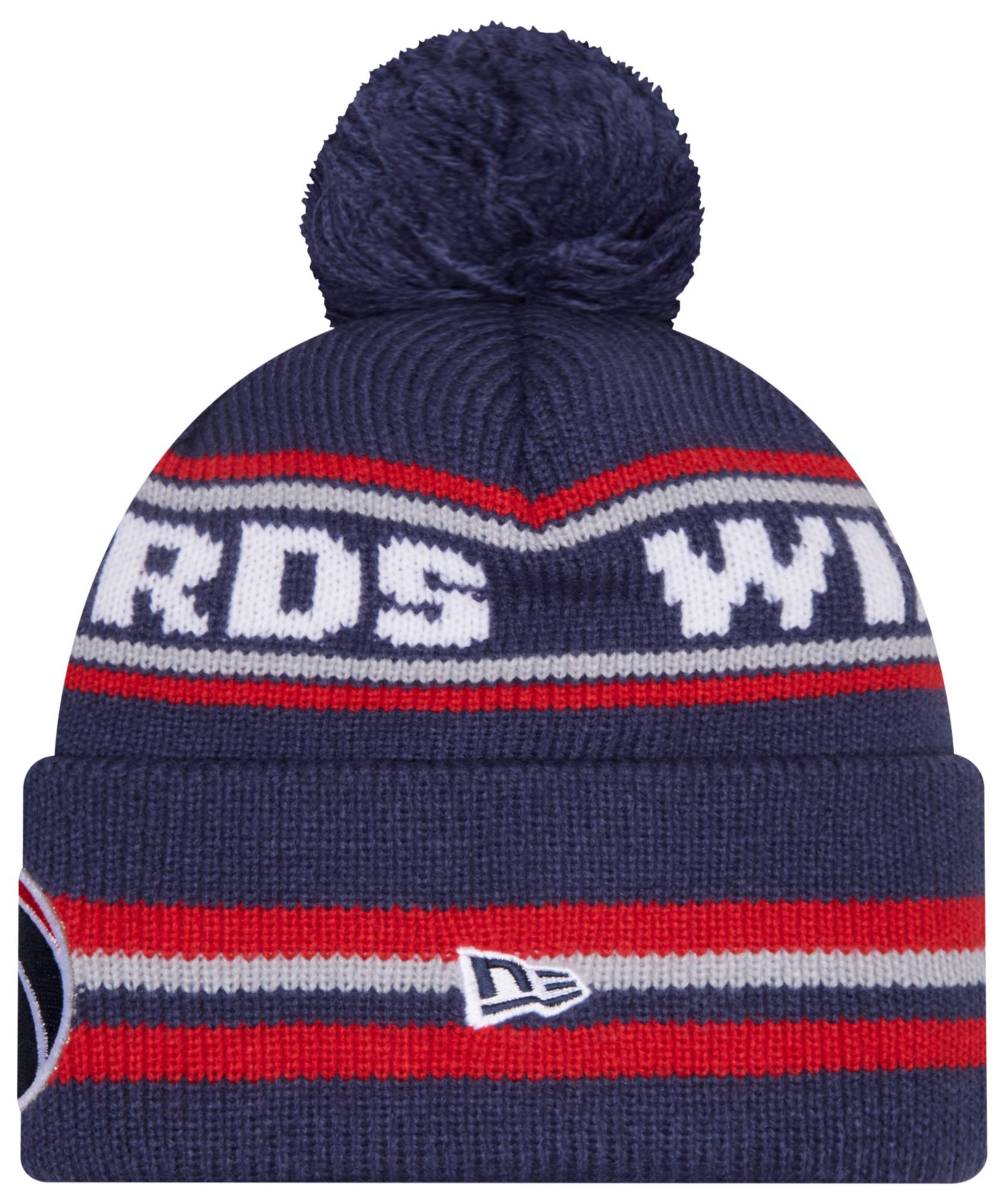 New Era Adult Los Angeles Clippers Navy Classic Pom Cuffed Knit Beanie product image