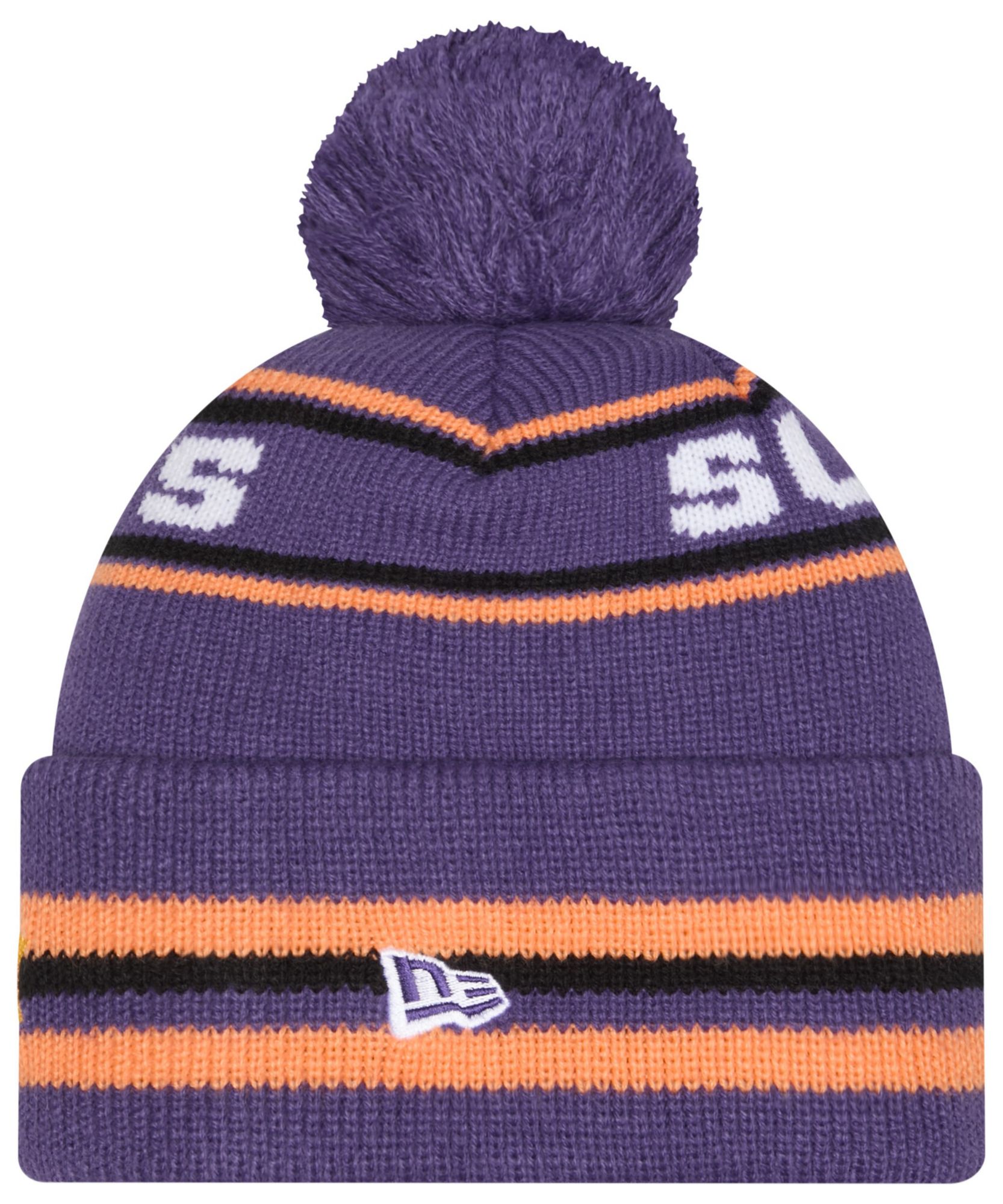 New Era Adult Phoenix Suns Purple Classic Pom Cuffed Knit Beanie product image