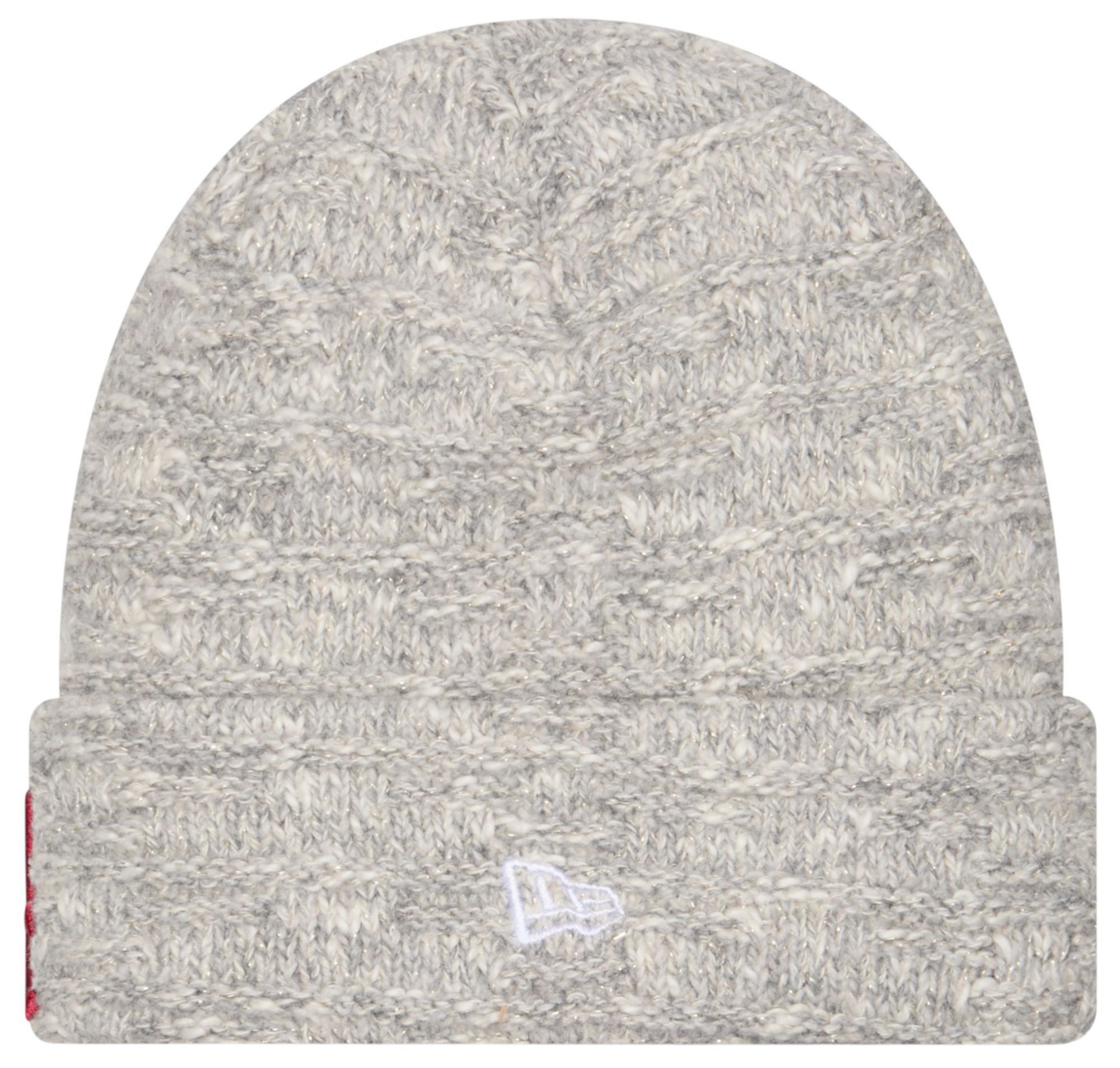 New Era Women's Alabama Crimson Tide Grey Metallic Cuffed Knit Beanie product image
