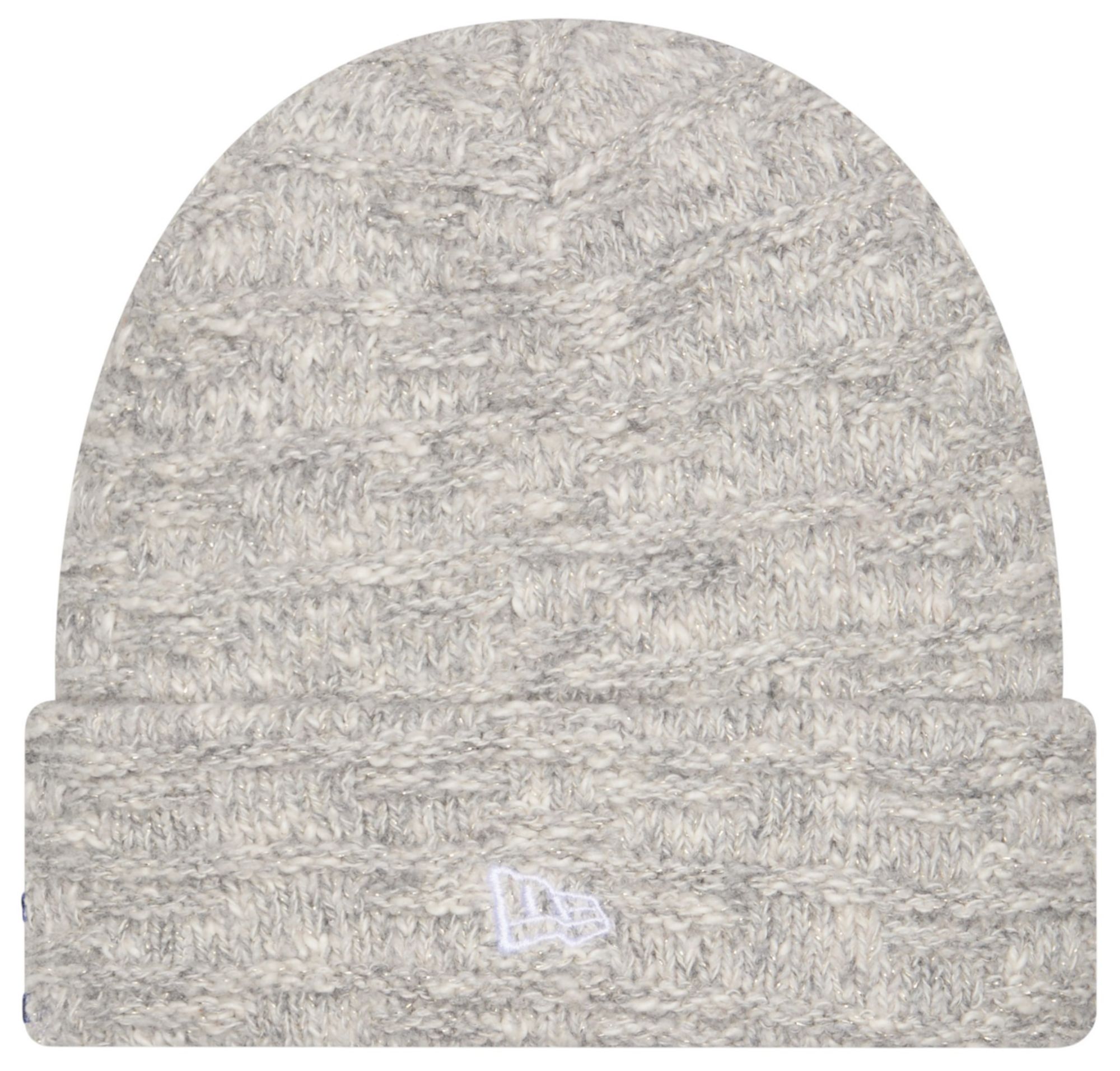 New Era Women's Kentucky Wildcats Grey Metallic Cuffed Knit Beanie product image