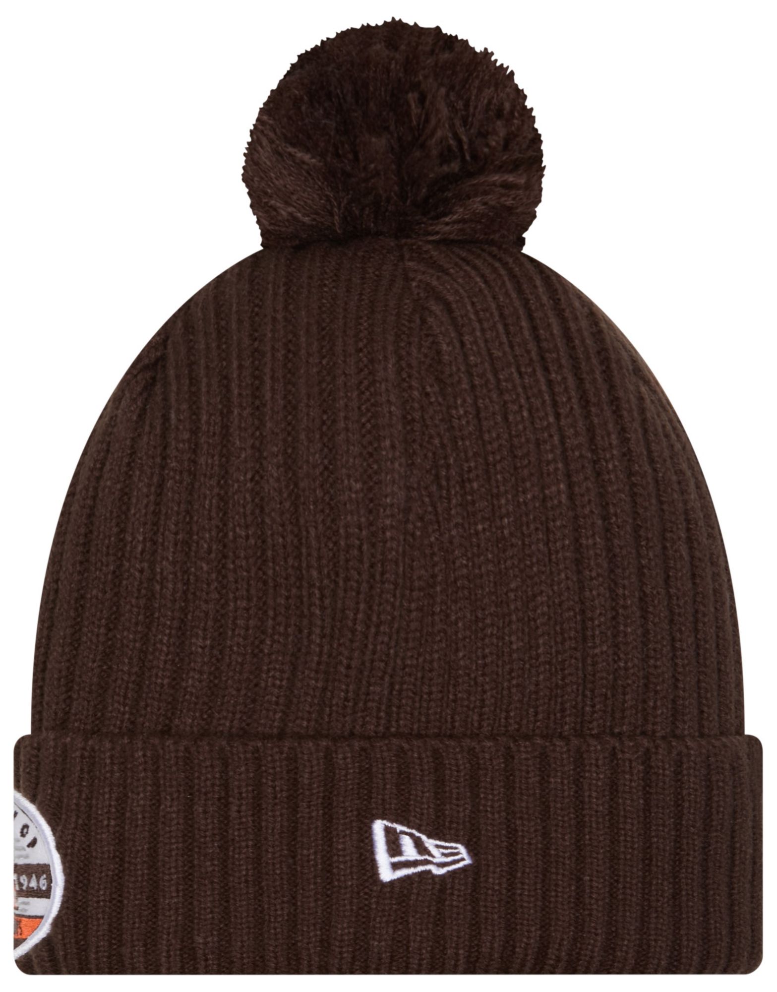 New Era Adult Cleveland Browns Brown Property Cuffed Knit Beanie product image